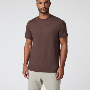 Short Sleeve Ponto Performance Tee | Java Heather
