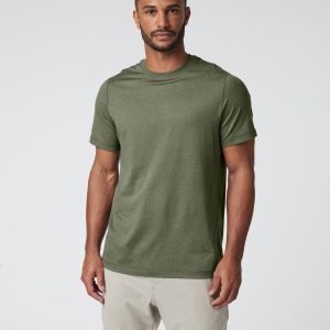 Short Sleeve Ponto Performance Tee | Dark Metal Heather