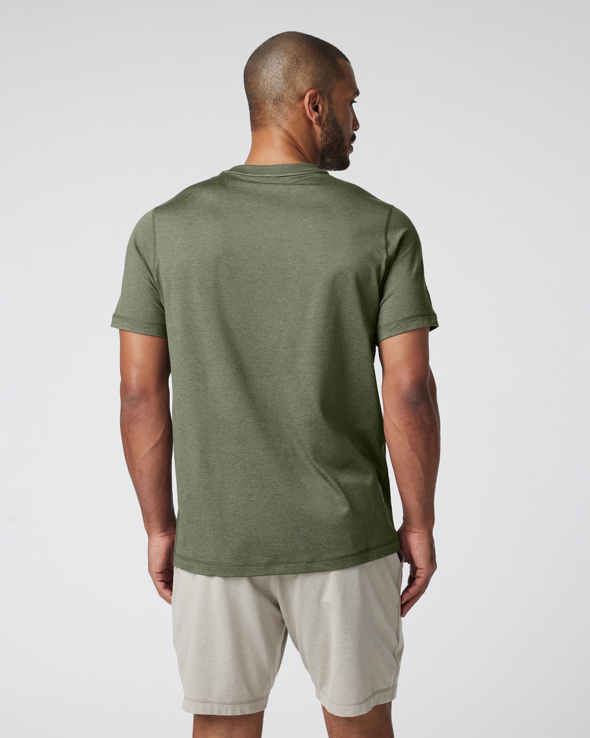 Short Sleeve Ponto Performance Tee | Dark Metal Heather - Image 3