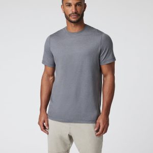 Short Sleeve Ponto Performance Tee | Zinc Heather