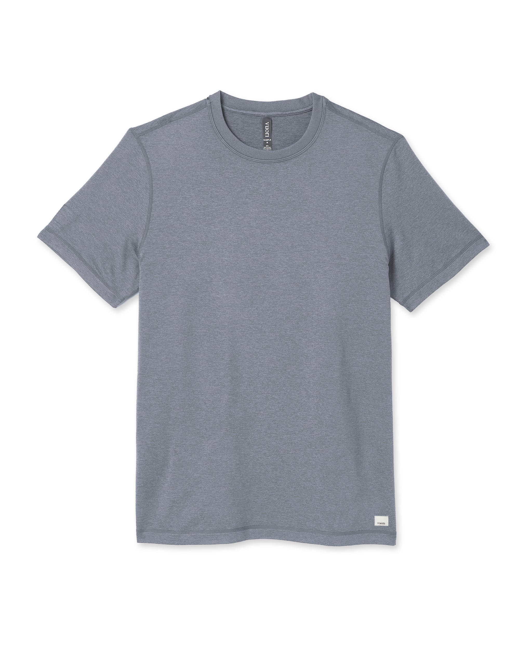 Short Sleeve Ponto Performance Tee | Zinc Heather - Image 4
