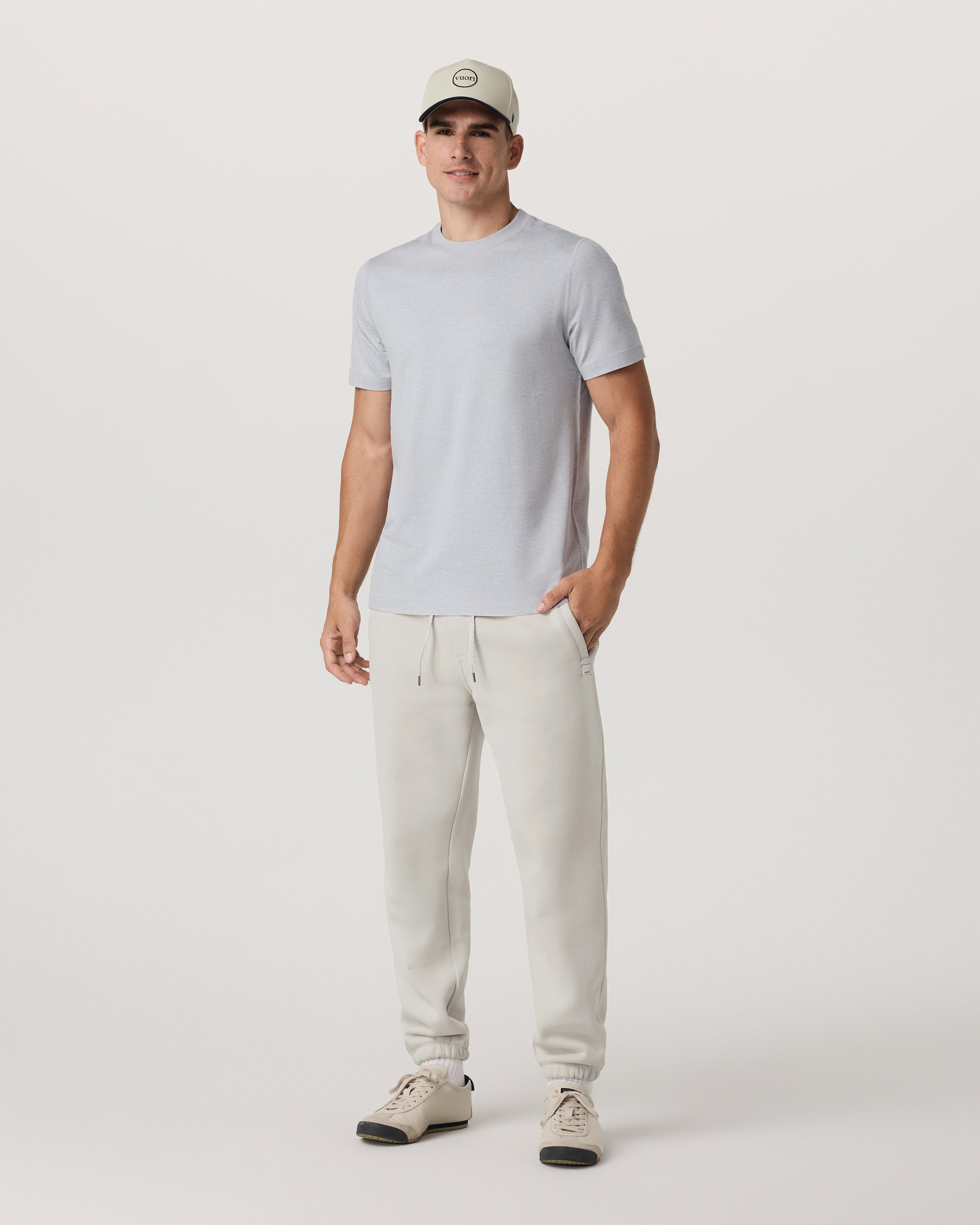 Short Sleeve Ponto Performance Tee | Platinum Heather - Image 2
