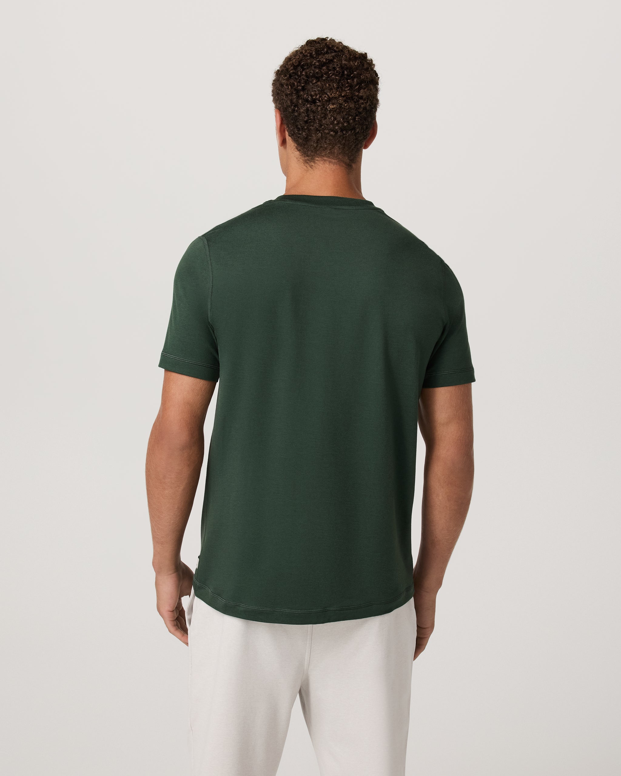 Short Sleeve Ponto Performance Tee | Spruce Heather - Image 3