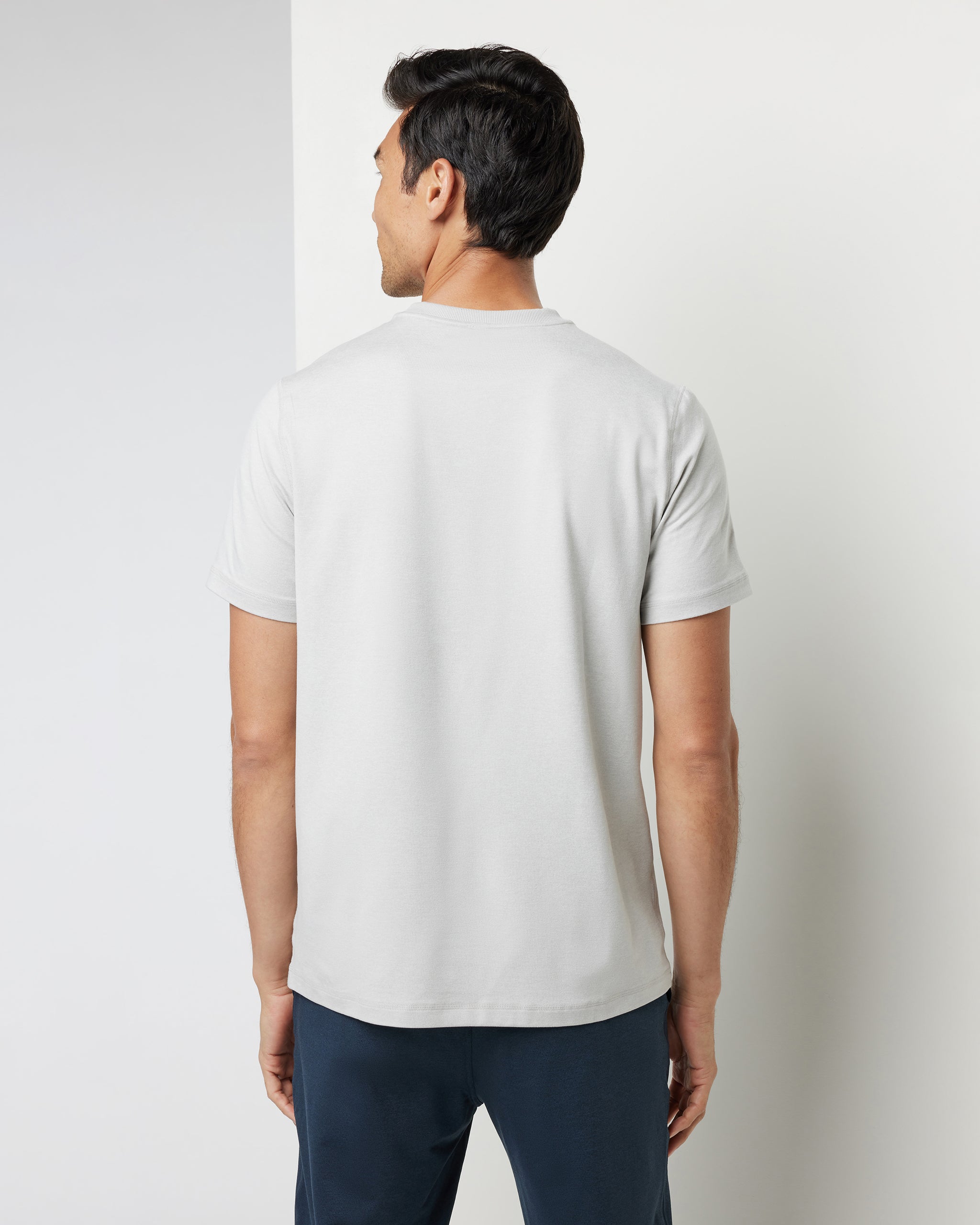 Short Sleeve Ponto Performance Tee | Suede Heather - Image 2