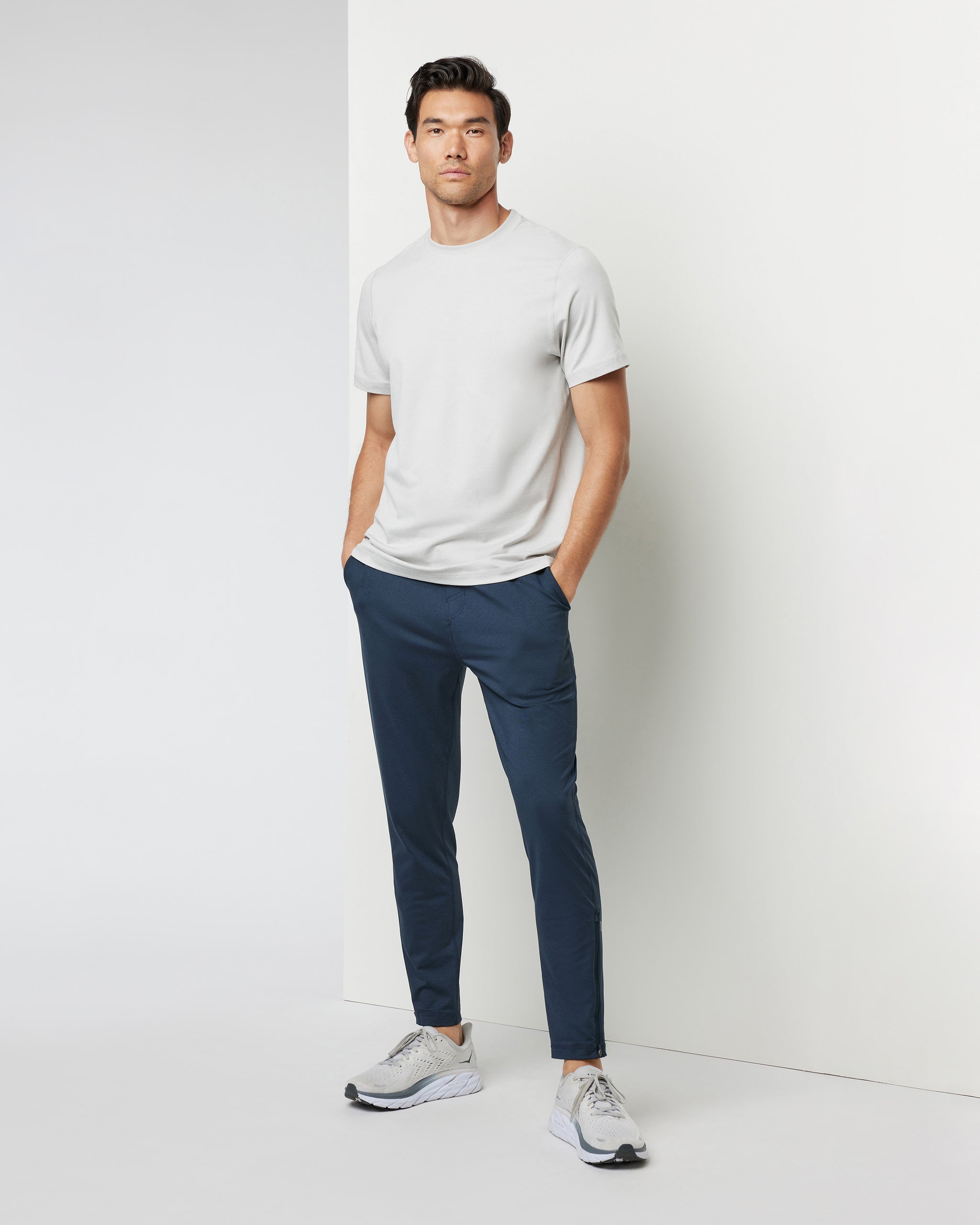 Short Sleeve Ponto Performance Tee | Suede Heather - Image 3