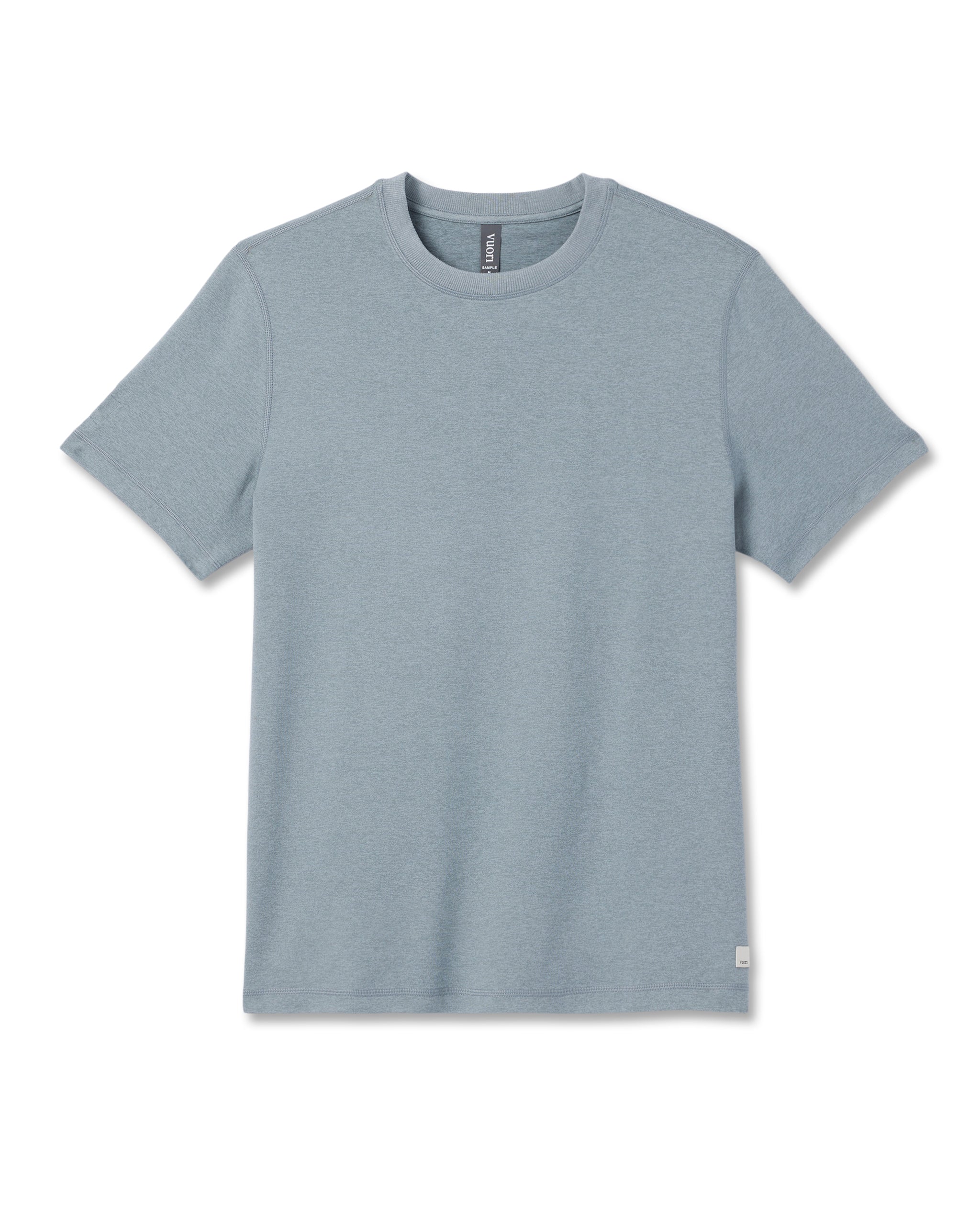 Short Sleeve Ponto Performance Tee | Dusty Blue Heather - Image 4