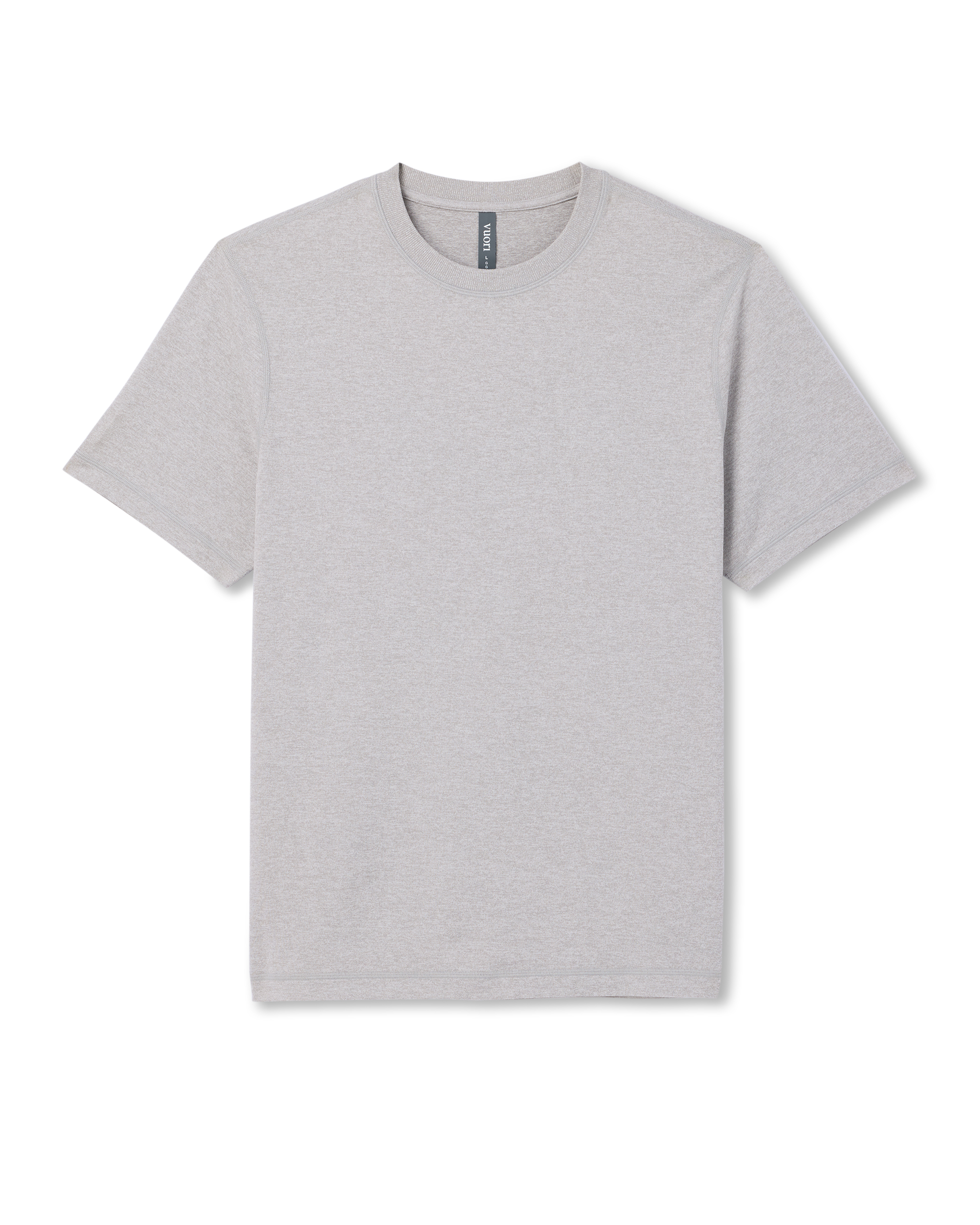 Short Sleeve Ponto Performance Tee | Light Heather Grey - Image 6