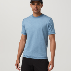 Short Sleeve Ponto Performance Tee | Salty Air Heather