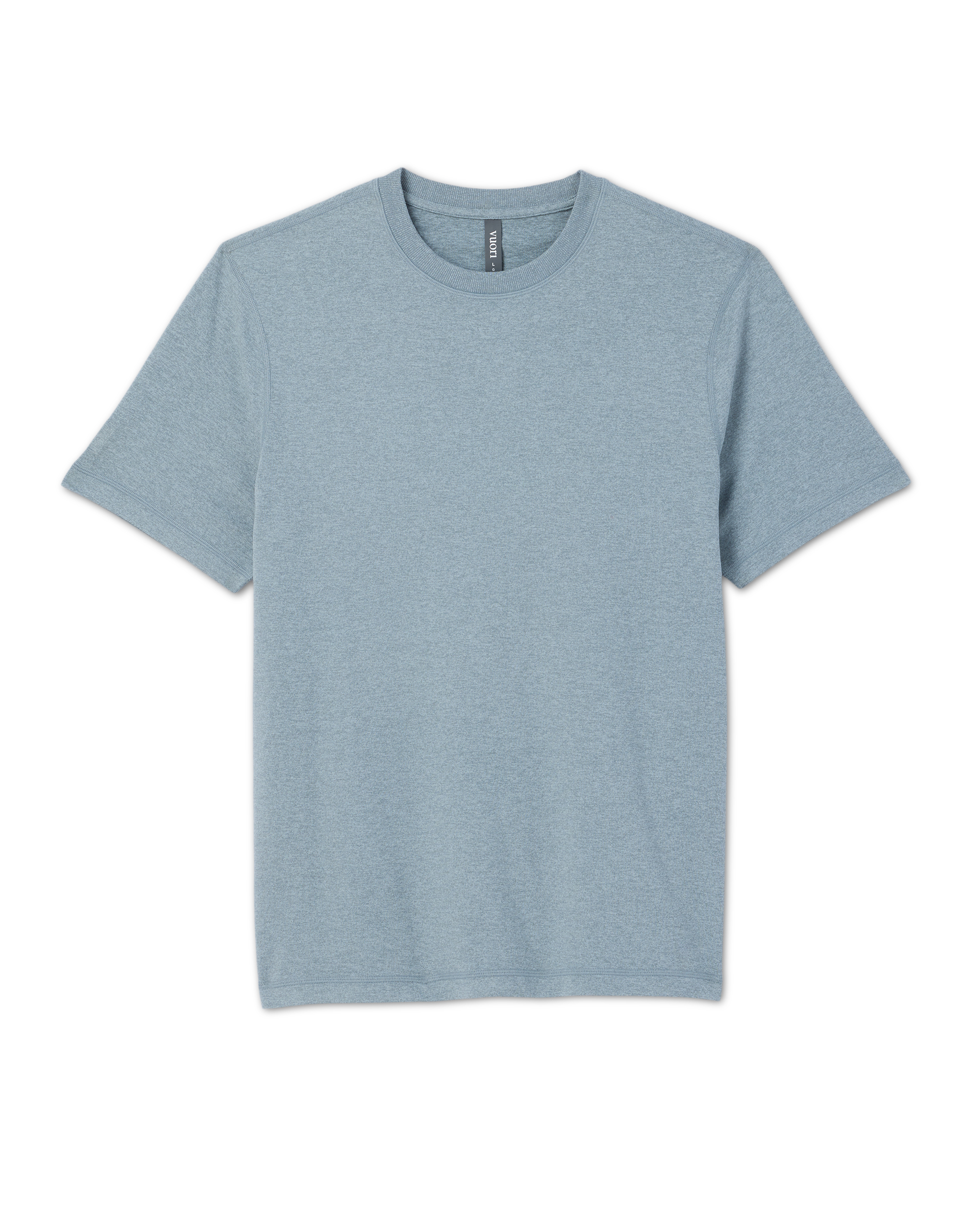 Short Sleeve Ponto Performance Tee | Foggy Blue Heather - Image 6