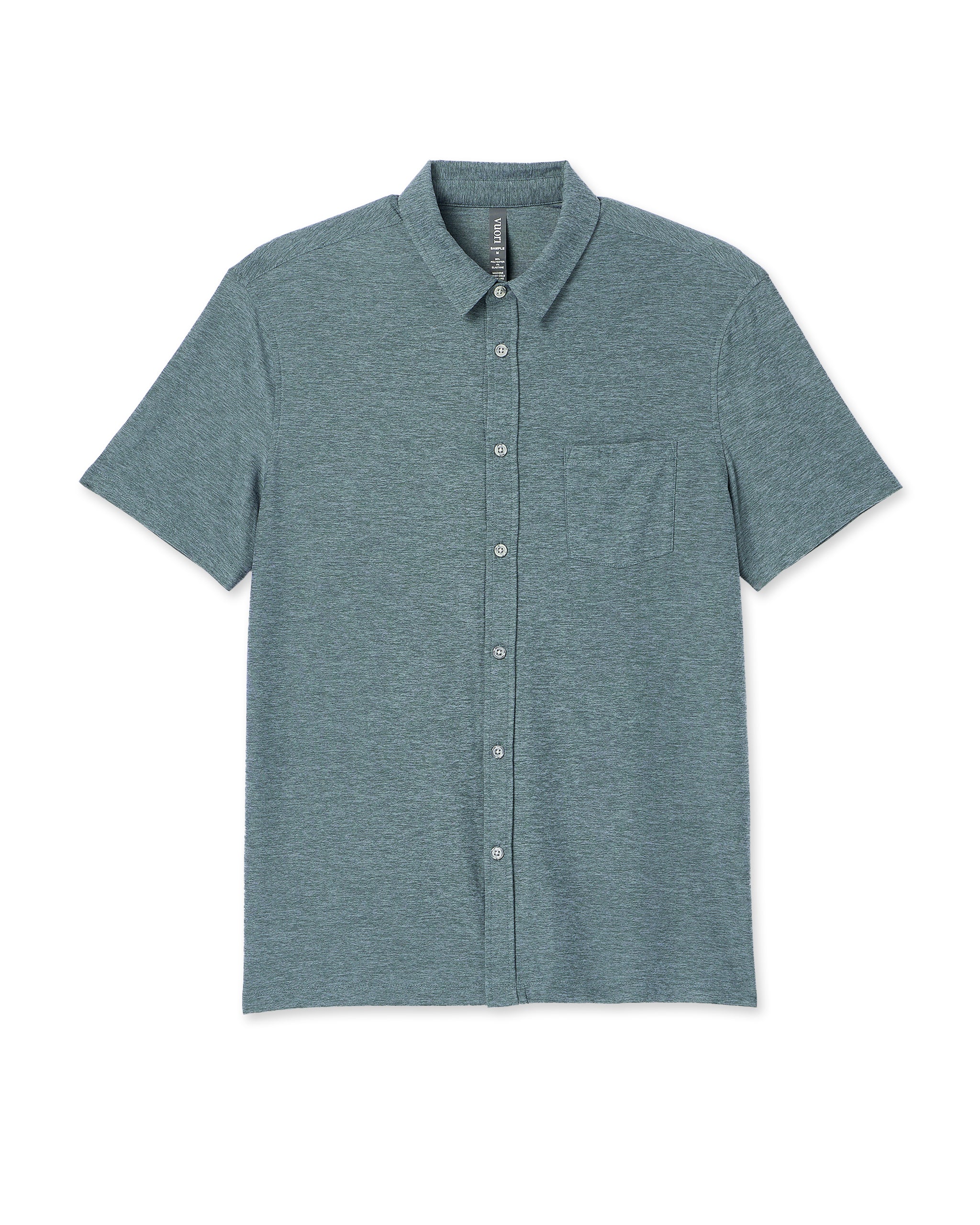 Short Sleeve Strato Button Down | Kashmir Heather - Image 4