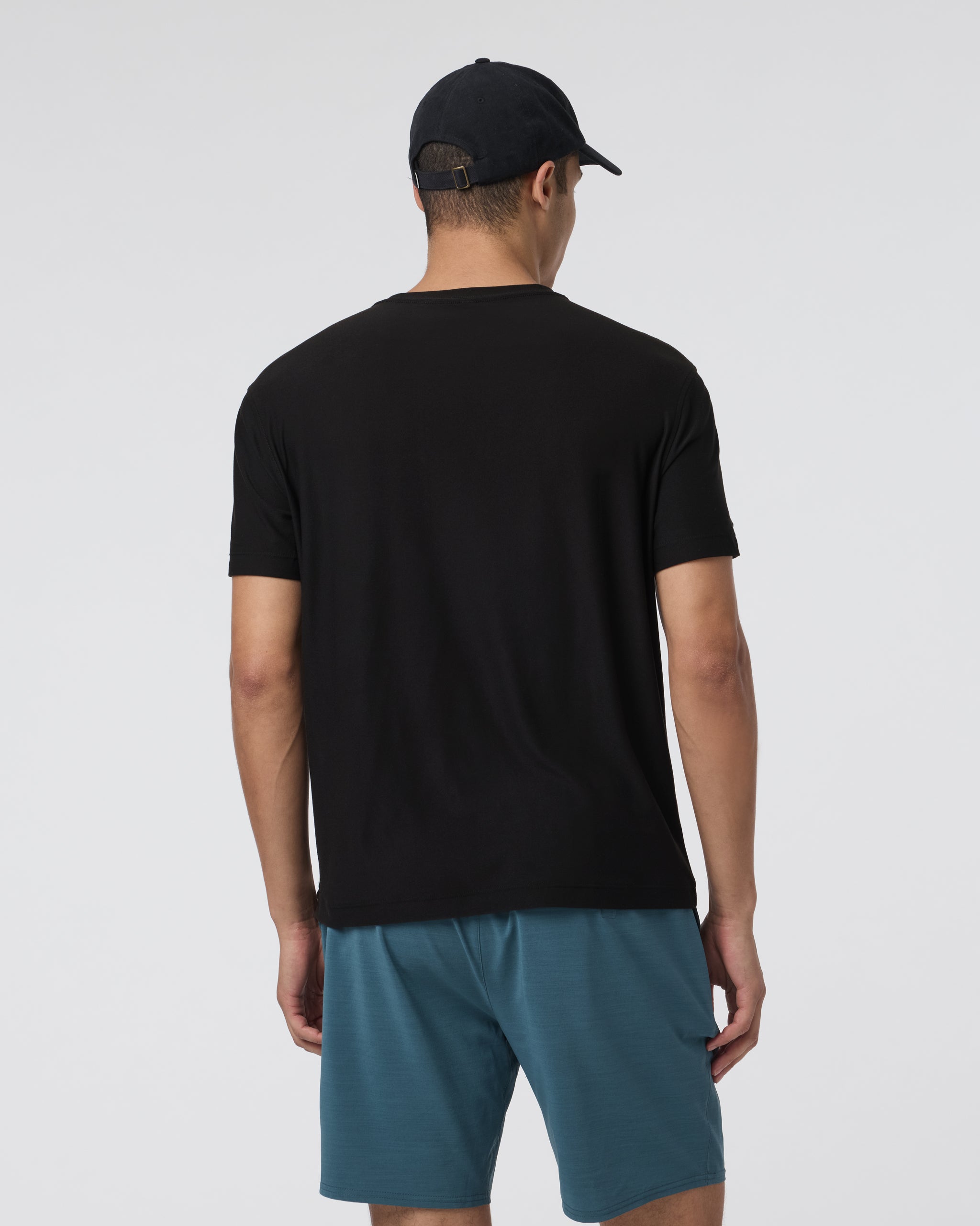 Short Sleeve Strato Pocket Tee - Relaxed Fit | Black - Image 3