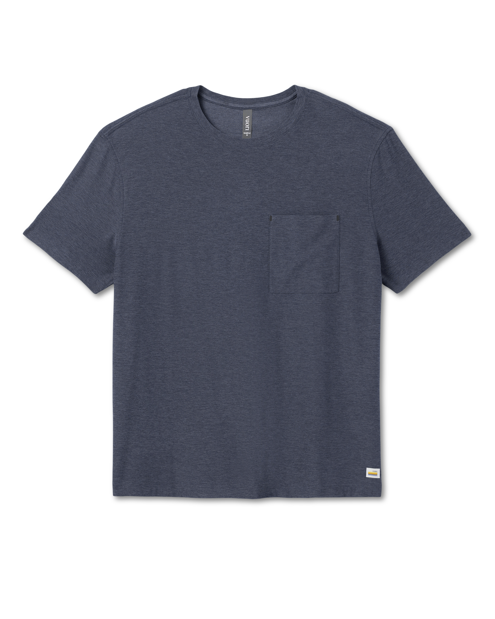 Short Sleeve Strato Pocket Tee - Relaxed Fit | Dark Azure Heather - Image 6