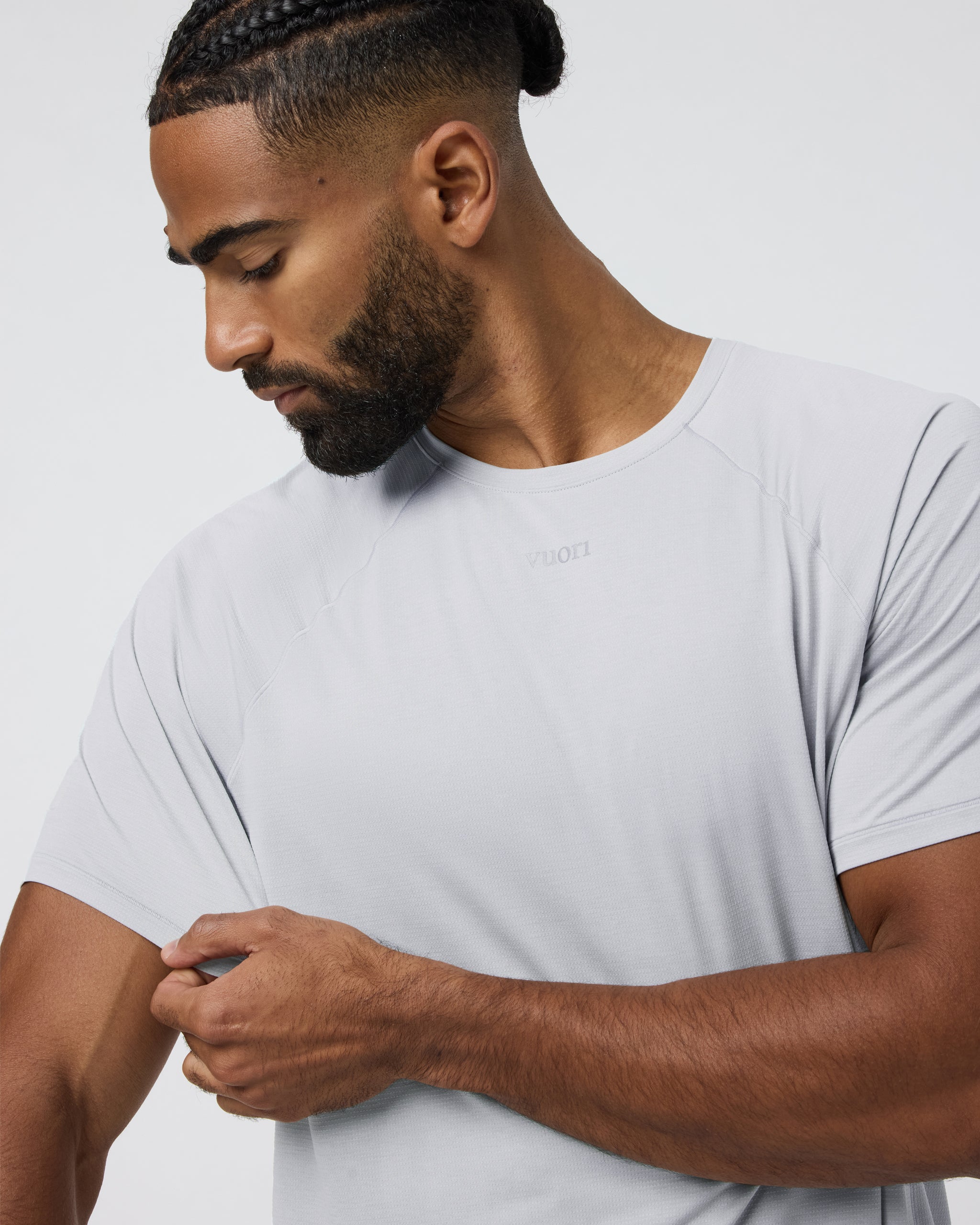 Short Sleeve Precept Tech Tee | Sky Grey - Image 2
