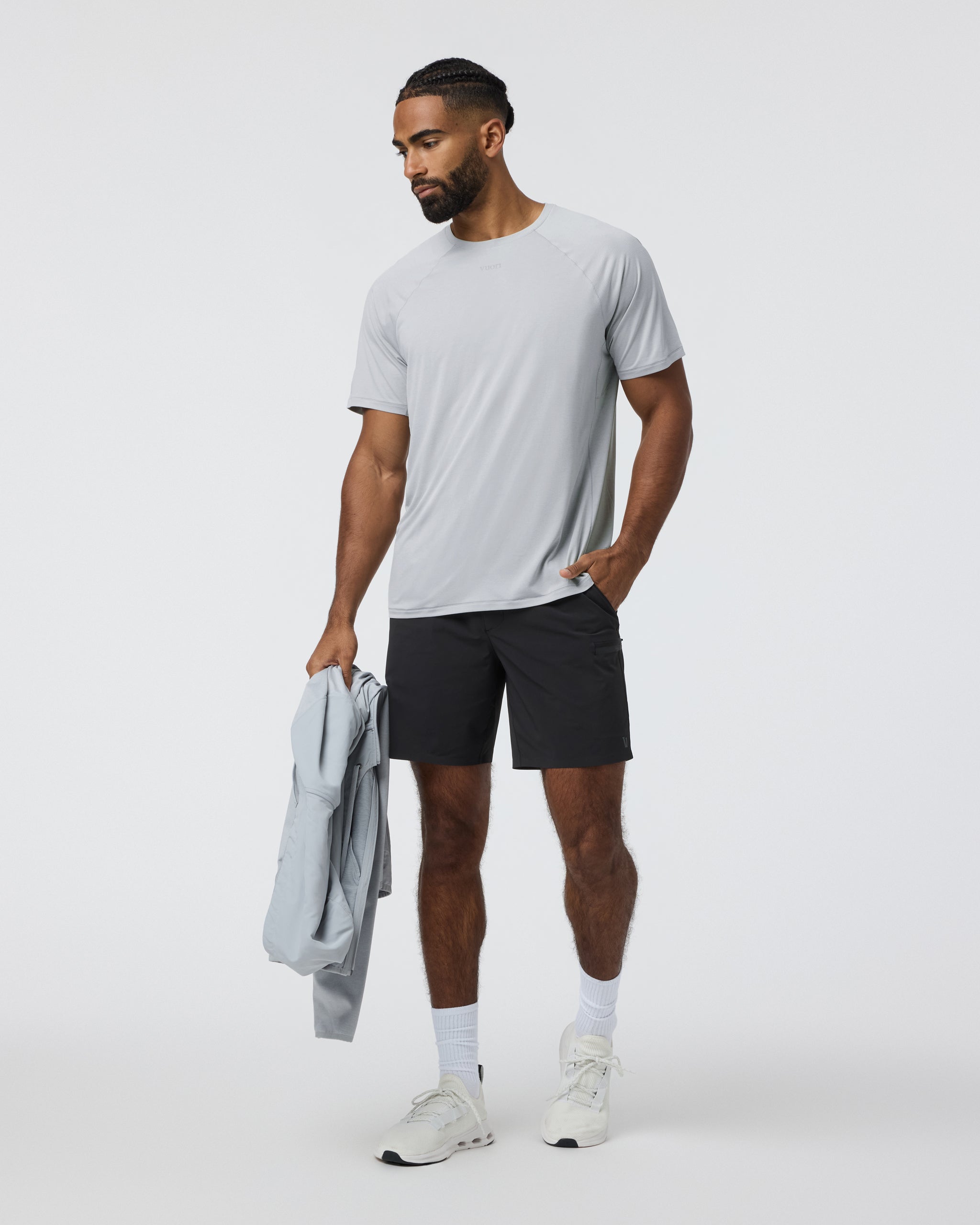 Short Sleeve Precept Tech Tee | Sky Grey - Image 4