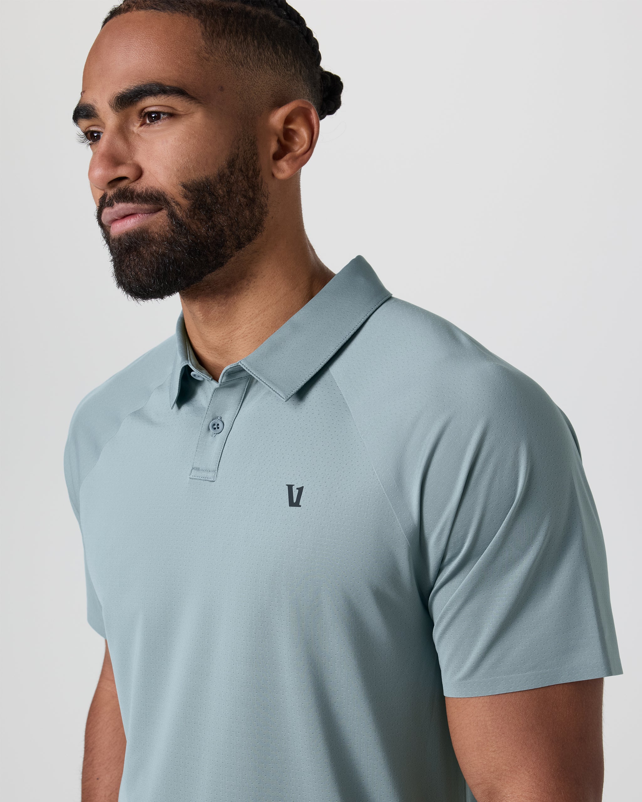 Short Sleeve Viewpoint Polo | Mist - Image 5