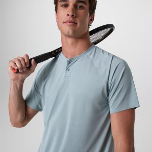 Short Sleeve Viewpoint Henley | Mist