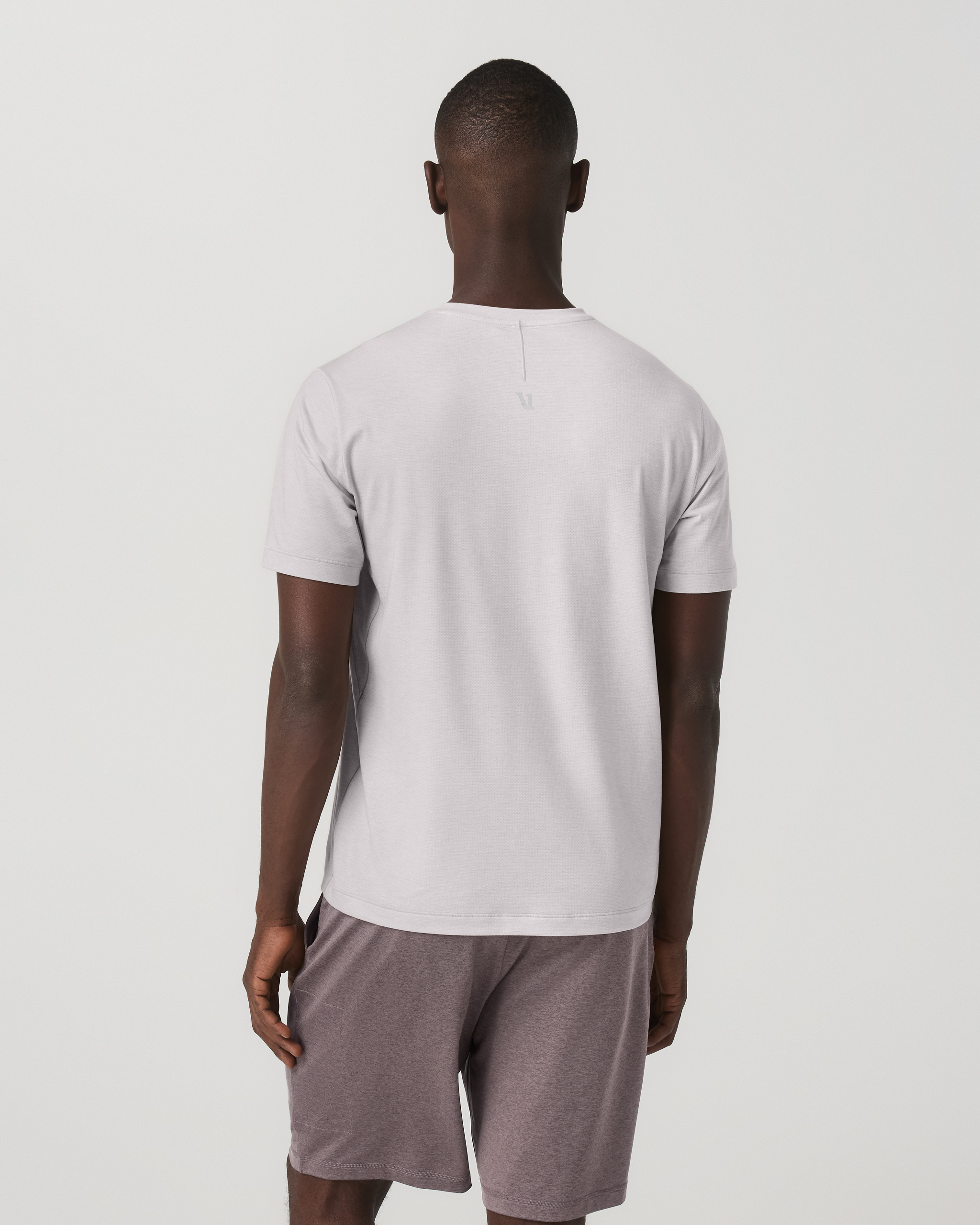 Short Sleeve Everyday Tee | Oatmeal Heather - Image 3