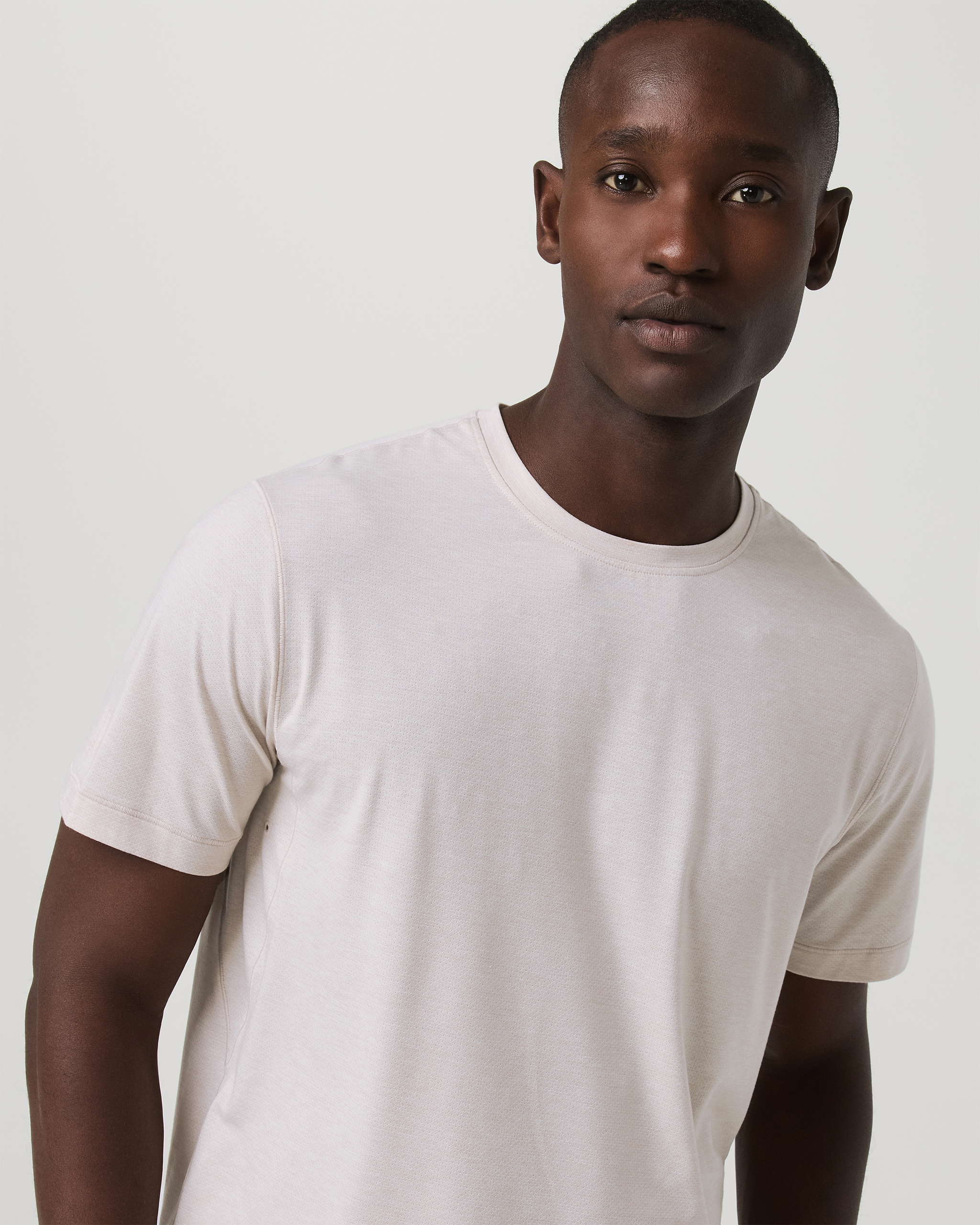 Short Sleeve Everyday Tee | Oatmeal Heather
