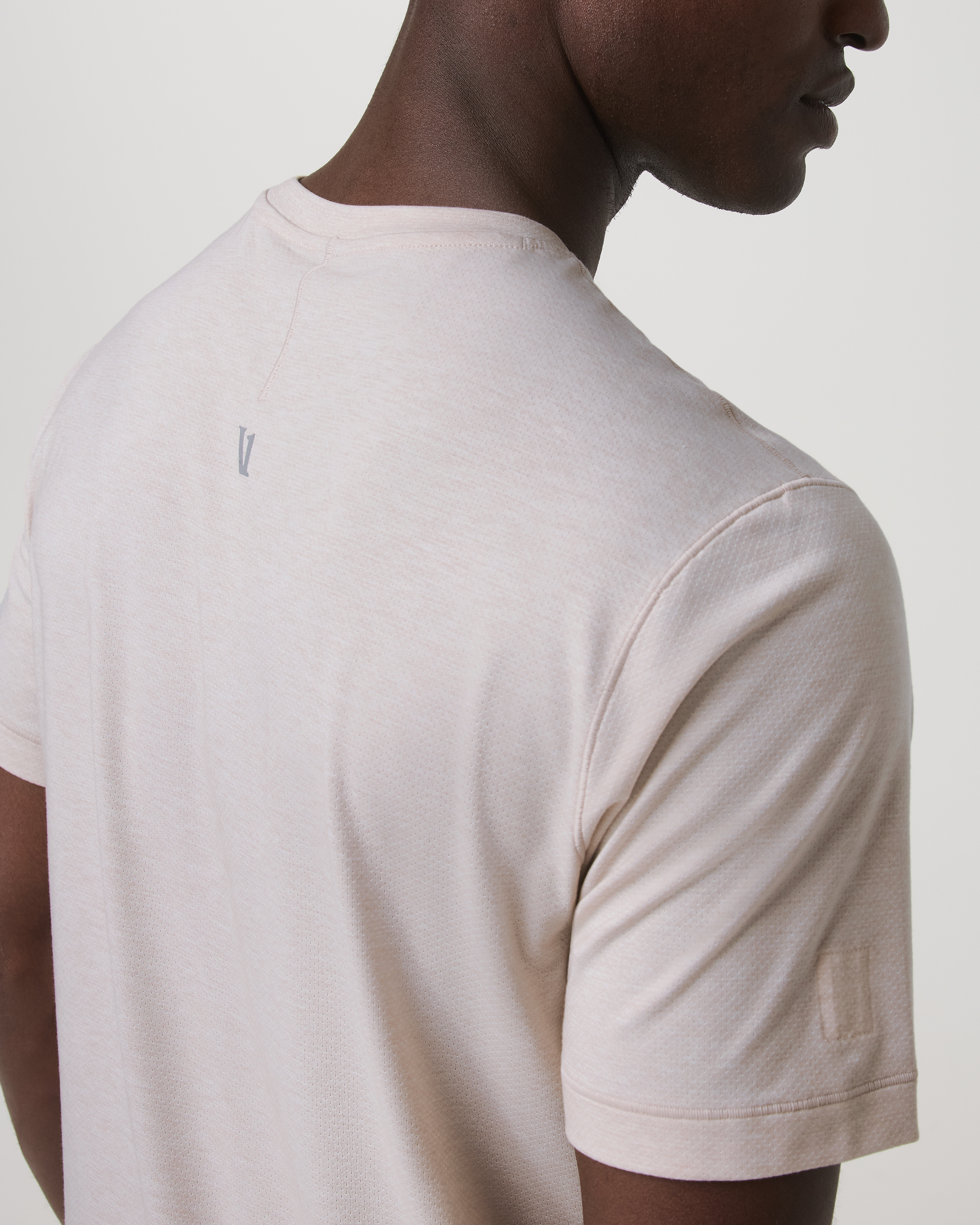 Short Sleeve Everyday Tee | Oatmeal Heather - Image 5