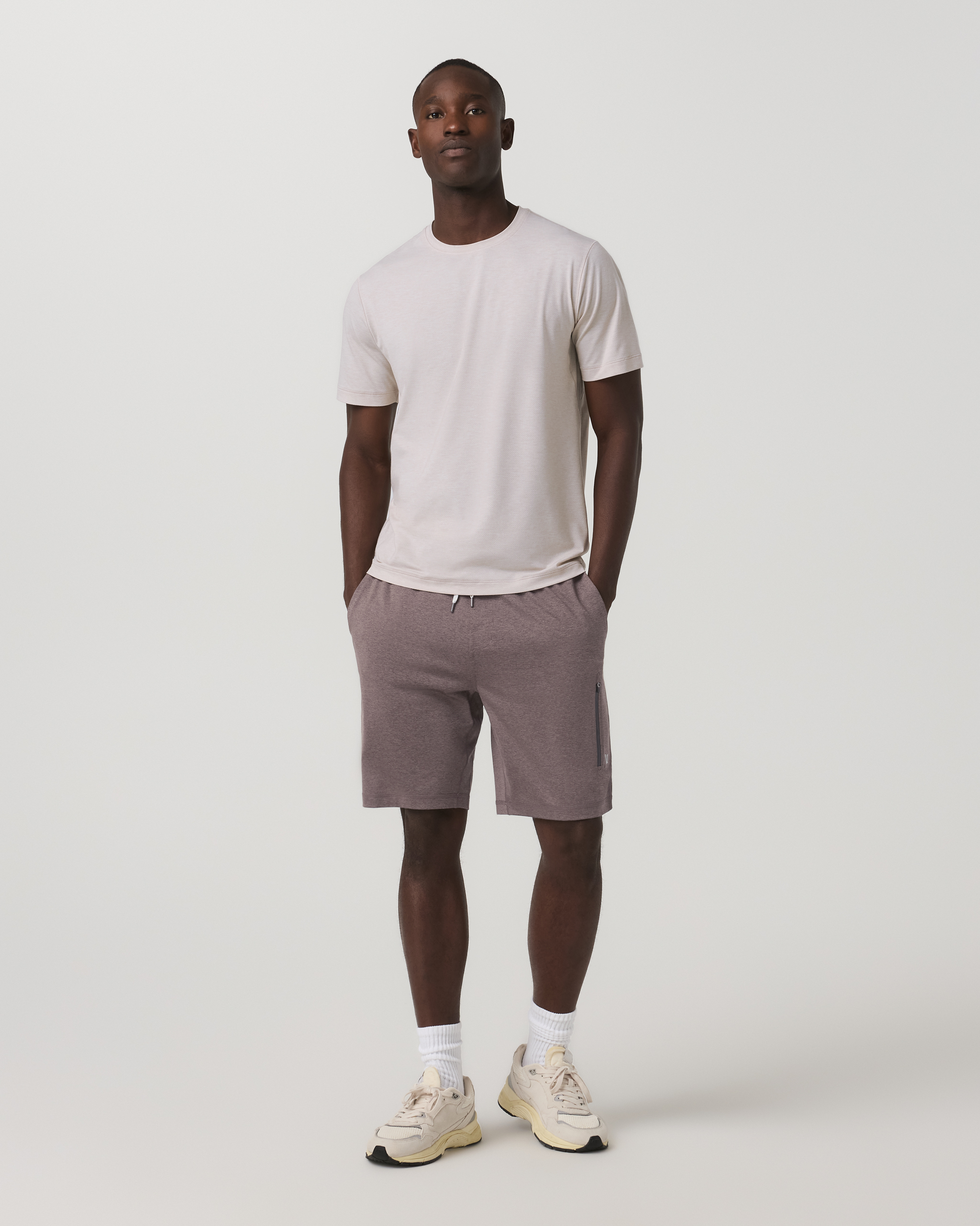Short Sleeve Everyday Tee | Oatmeal Heather - Image 4