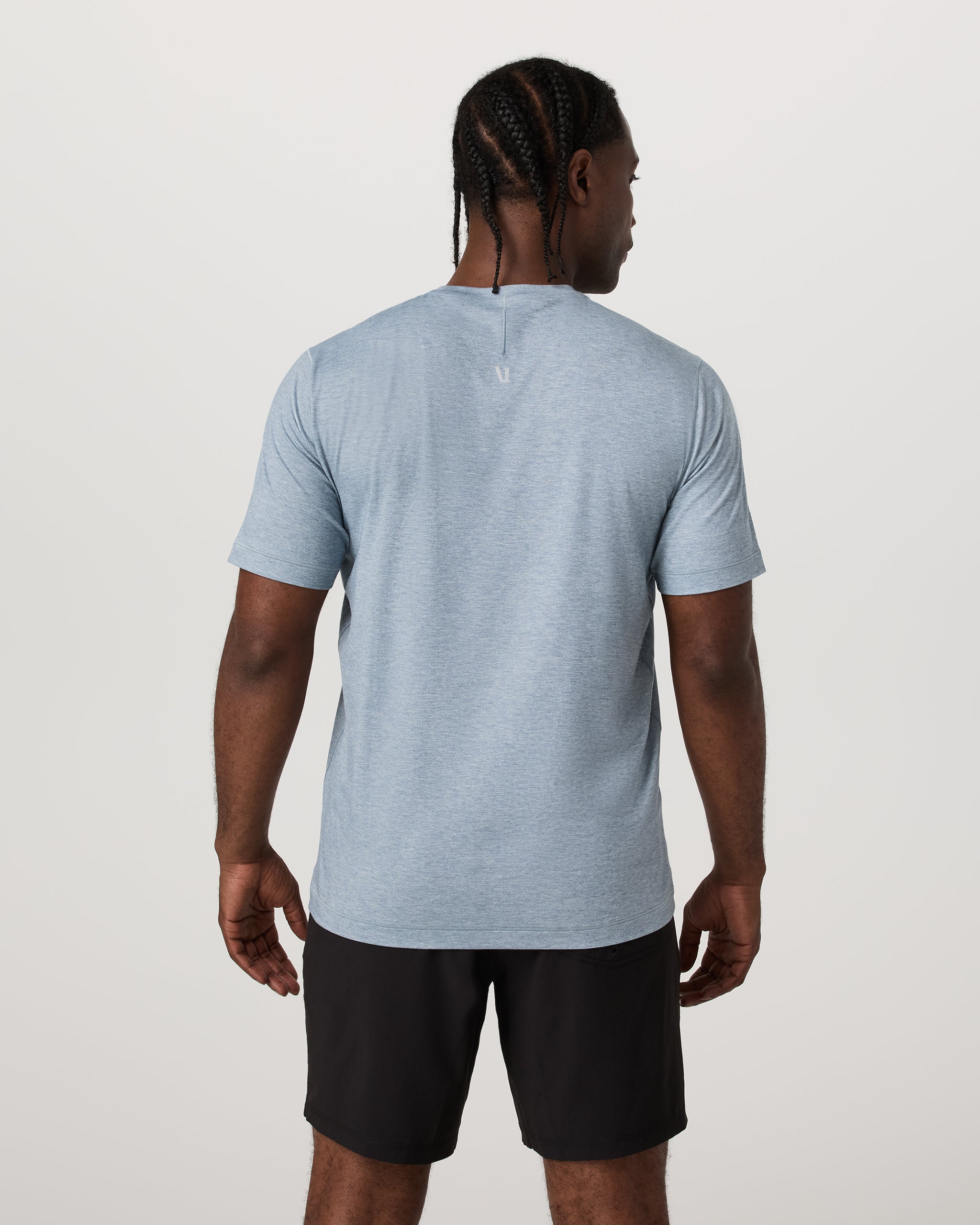 Short Sleeve Everyday Tee | Sea Glass Heather - Image 4