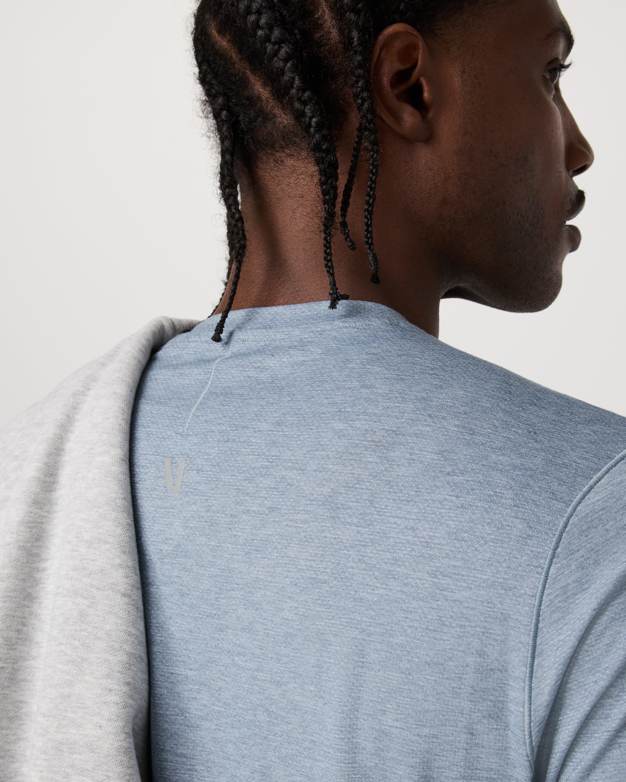 Short Sleeve Everyday Tee | Sea Glass Heather - Image 2