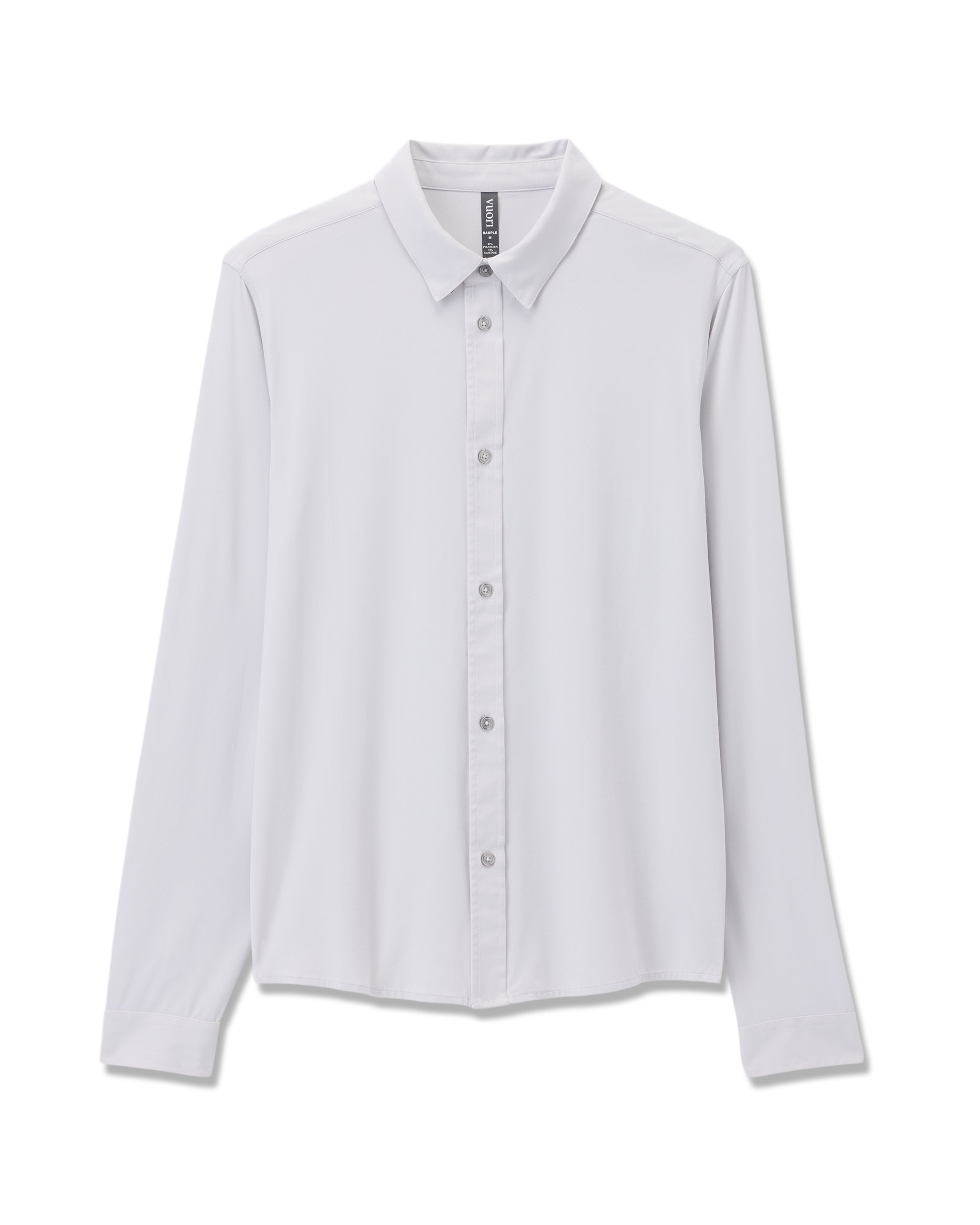 Long Sleeve TravelLite Button Down | Frost Grey - Image 6