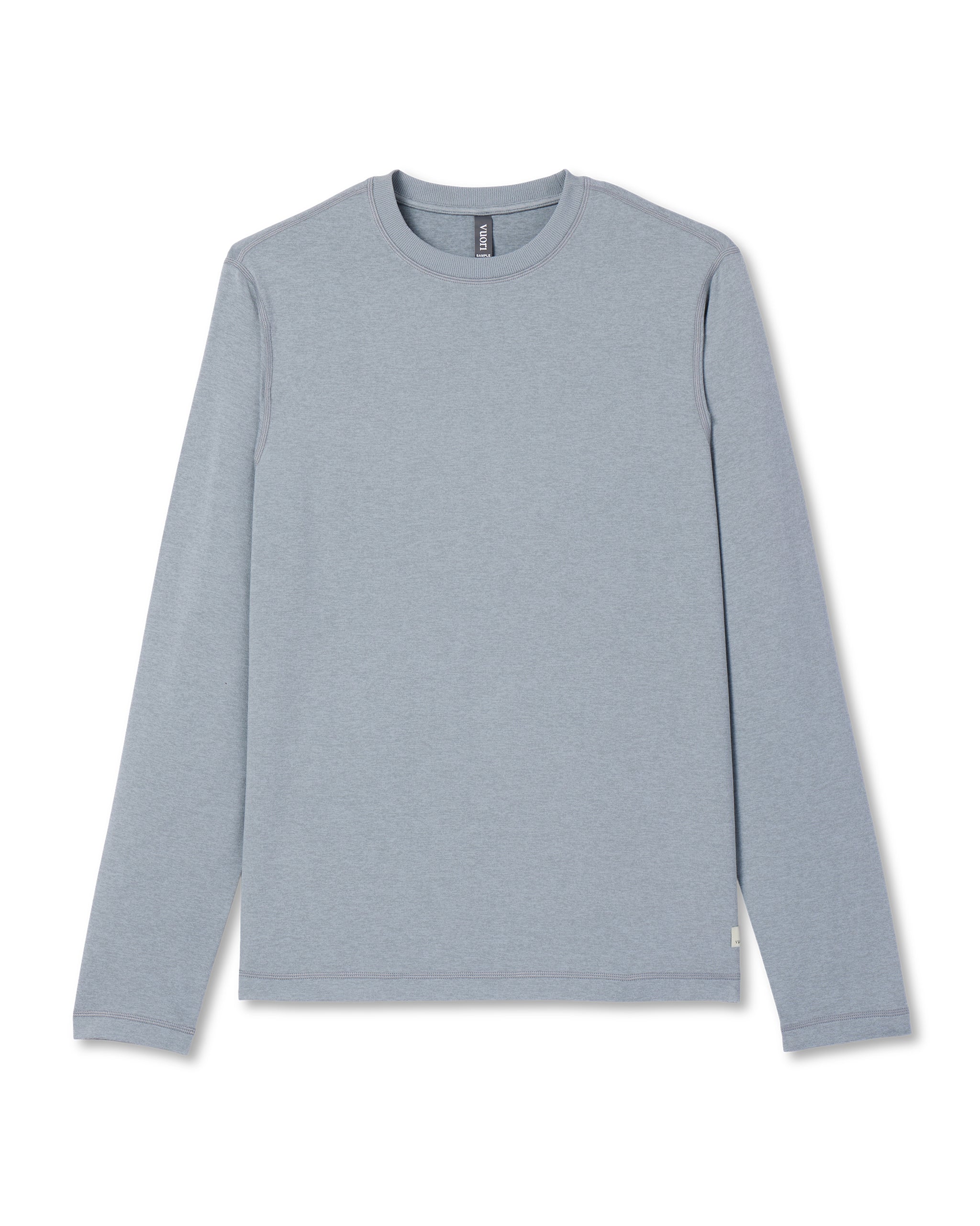 Long Sleeve Ponto Performance Tee | Steel Heather - Image 4