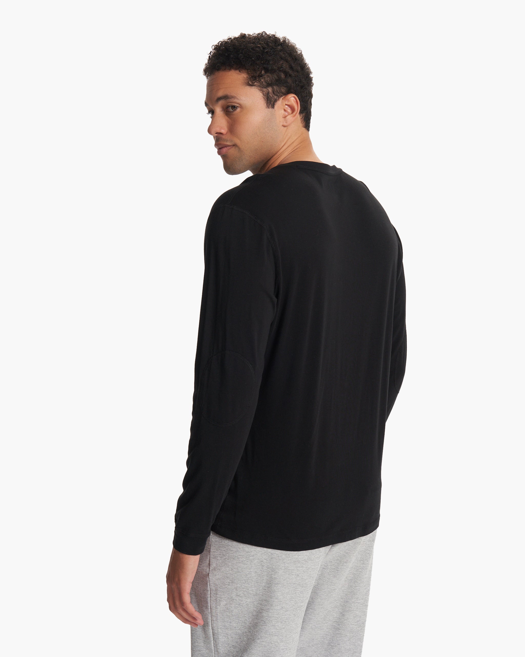 Long-Sleeve Ever Henley | Black - Image 4