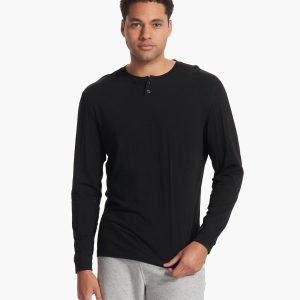 Long-Sleeve Ever Henley | Black