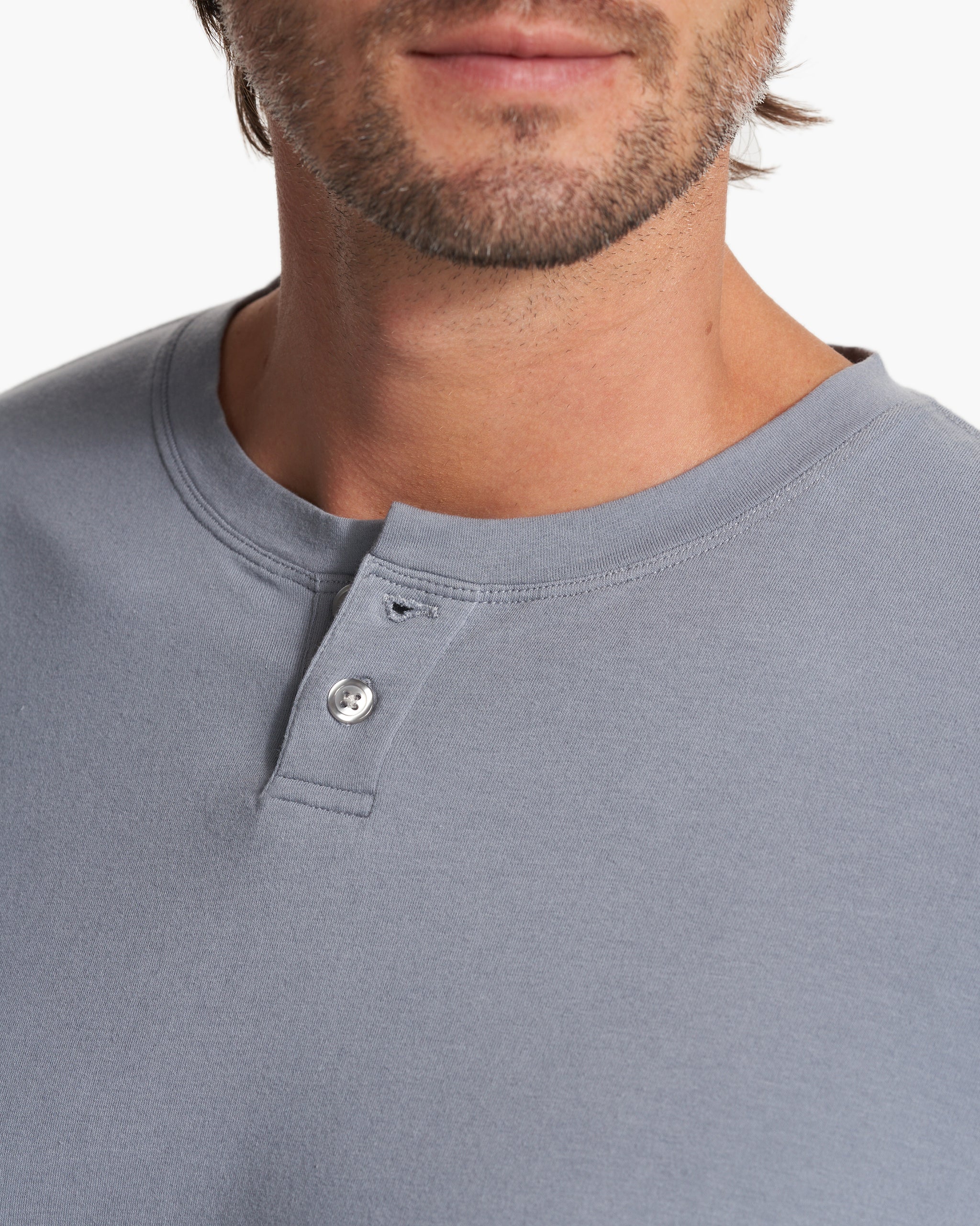Long-Sleeve Ever Henley | Flint - Image 2