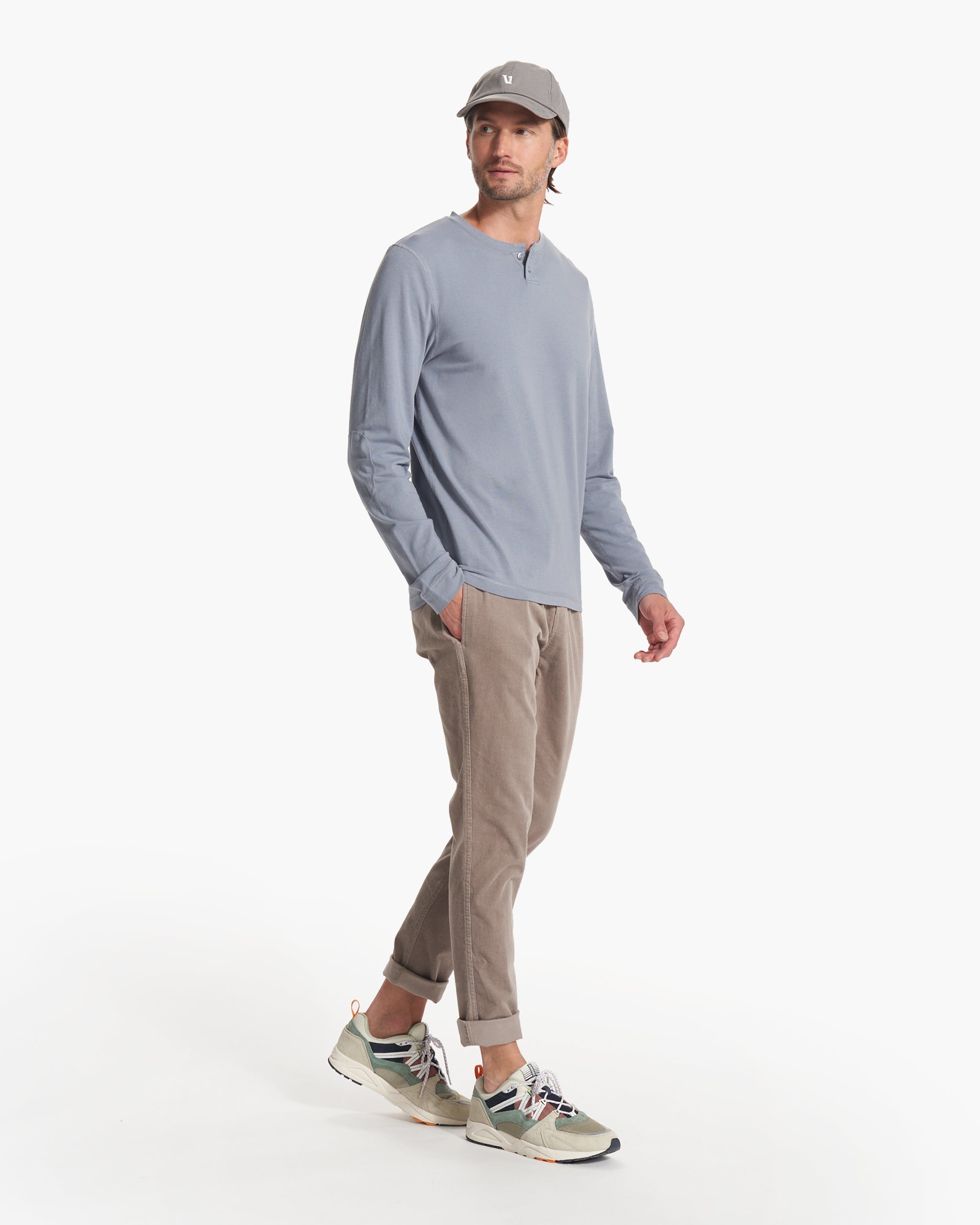 Long-Sleeve Ever Henley | Flint - Image 4