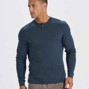 Long-Sleeve Ever Henley | Indigo
