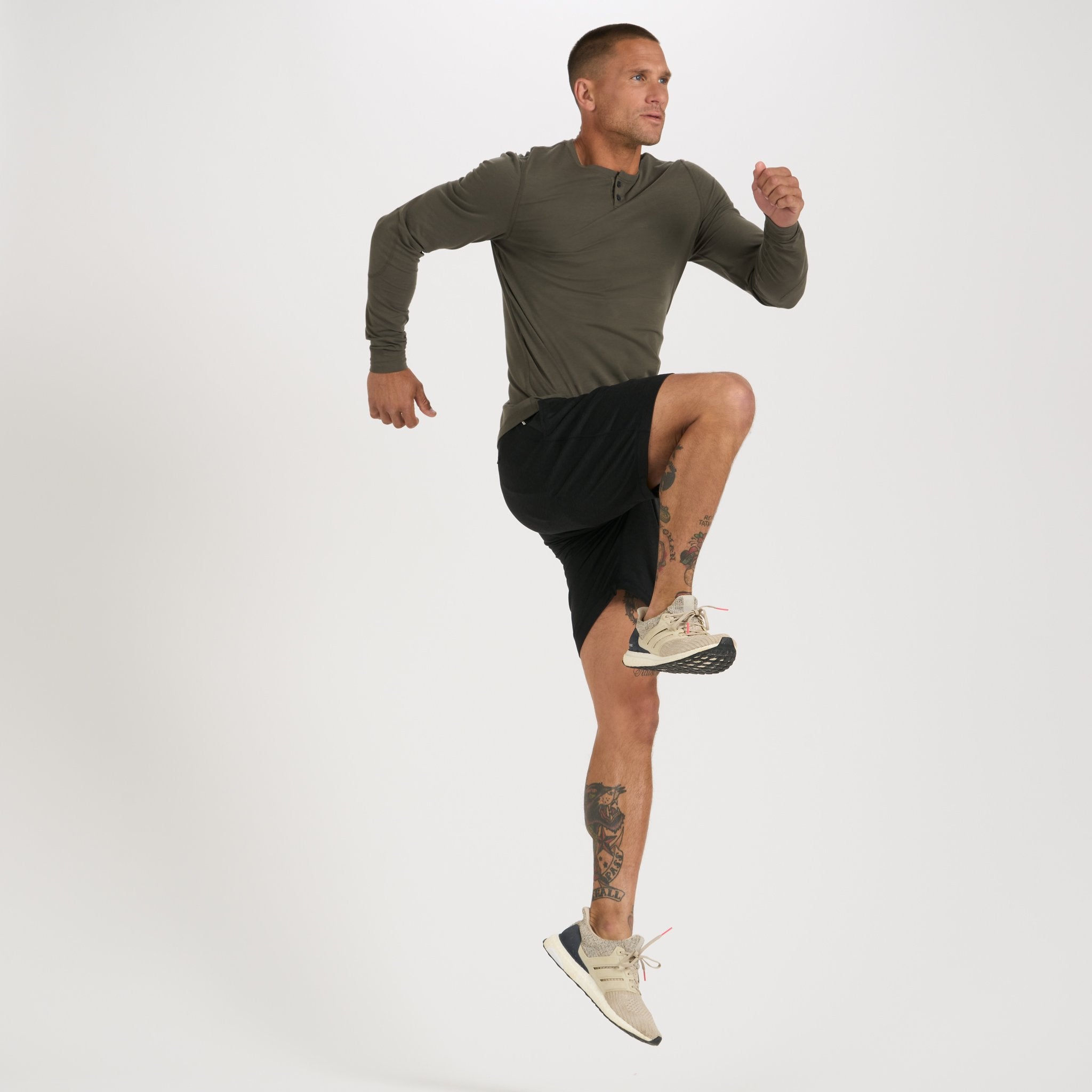 Long-Sleeve Ever Henley | Oregano - Image 2