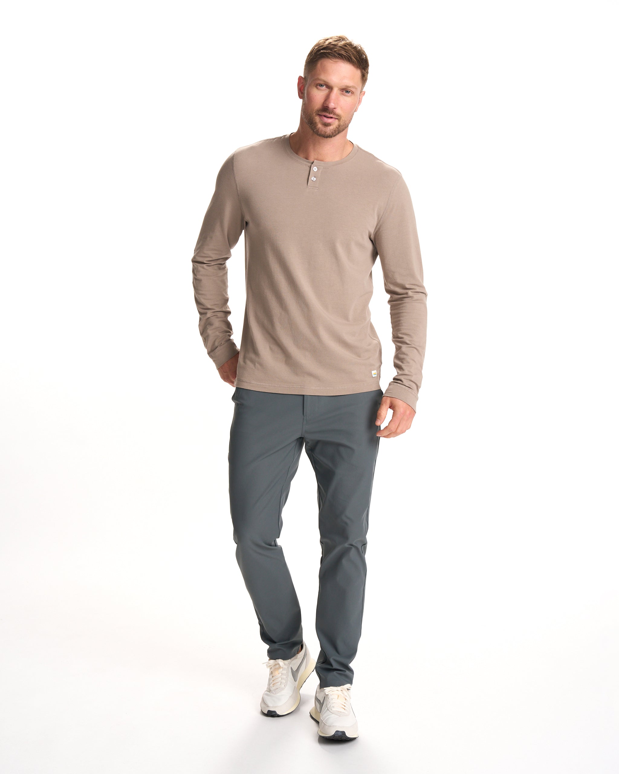Long-Sleeve Ever Henley | Walnut - Image 4