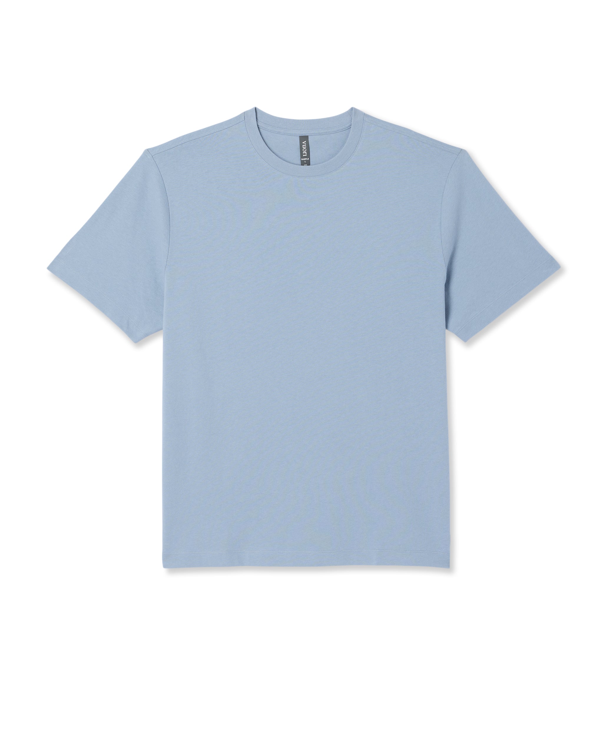Short Sleeve Vuori Heavyweight Cotton Tee - Relaxed Fit | Blue Dusk - Image 6