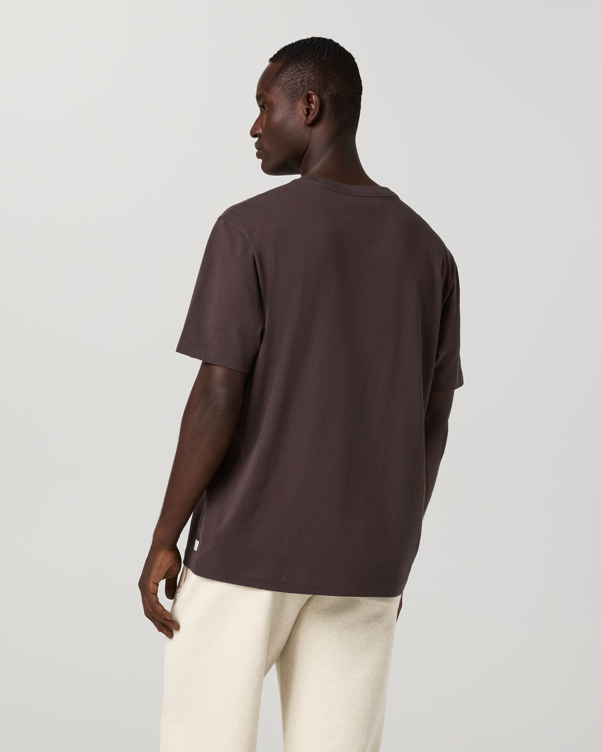 Short Sleeve Vuori Heavyweight Tee - Relaxed Fit | French Roast - Image 4