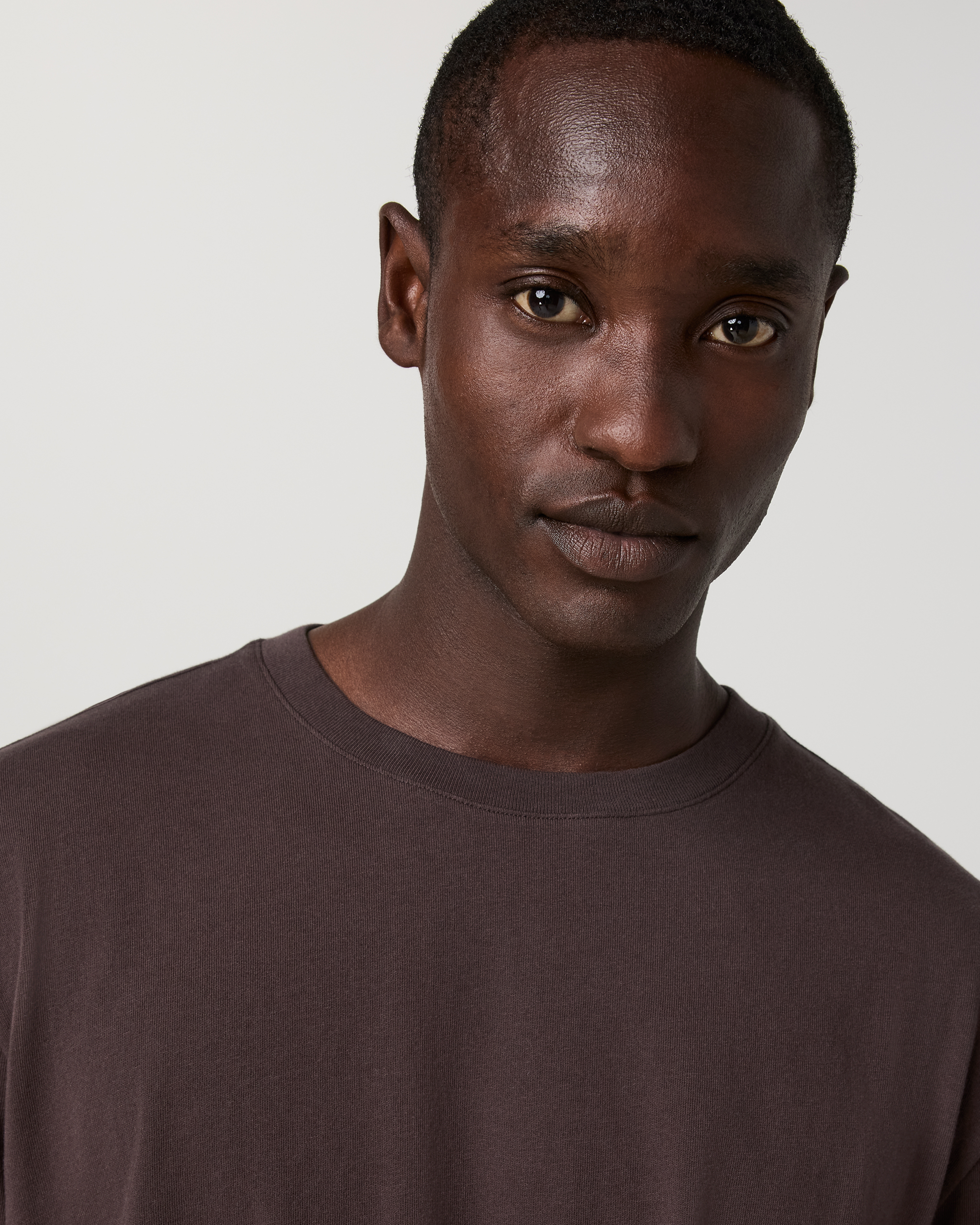 Short Sleeve Vuori Heavyweight Tee - Relaxed Fit | French Roast - Image 5
