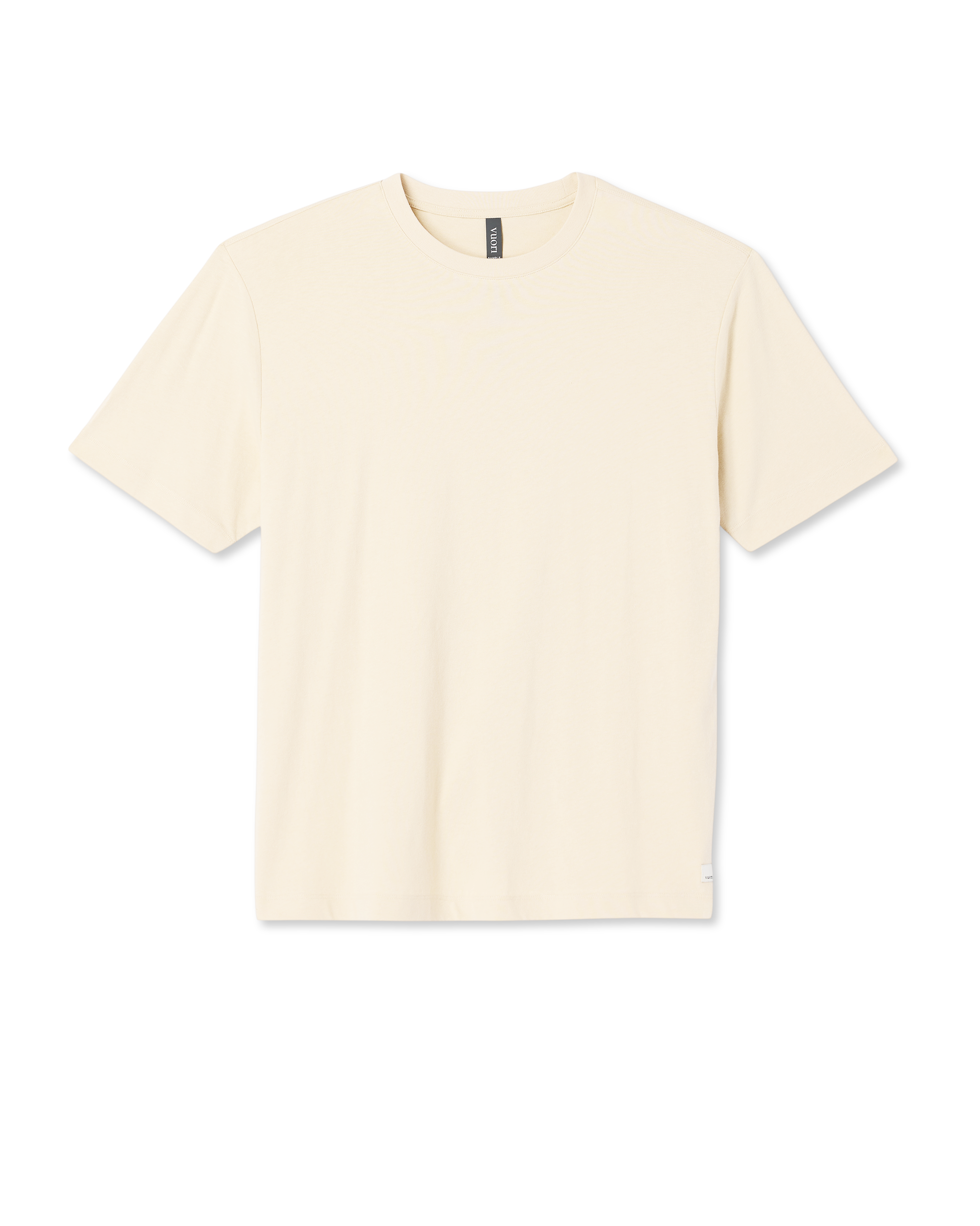 Short Sleeve Vuori Heavyweight Tee - Relaxed Fit | Buttermilk Heather - Image 6