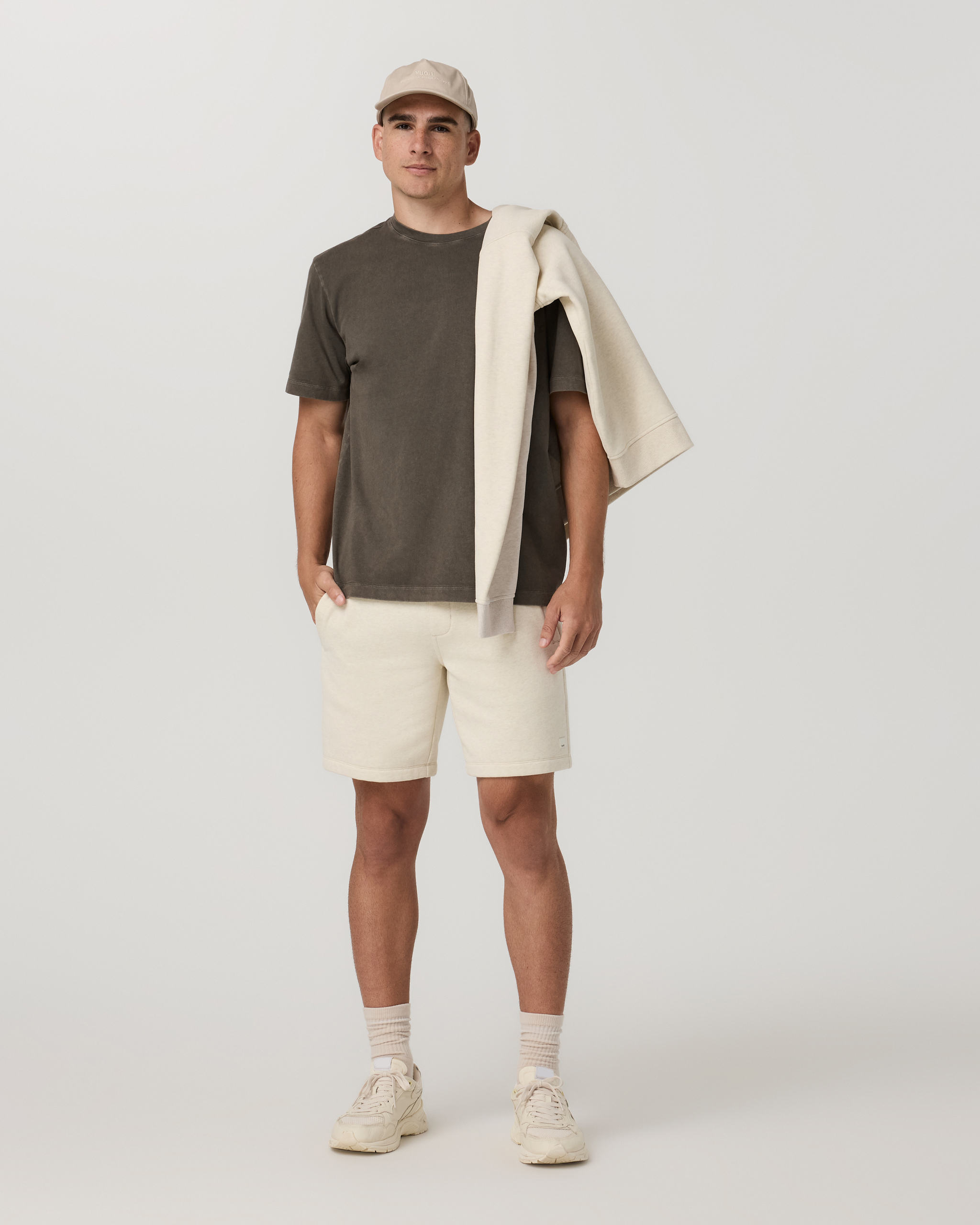 Short Sleeve Vuori Heavyweight Tee - Relaxed Fit | Oregano Garment Dye - Image 5