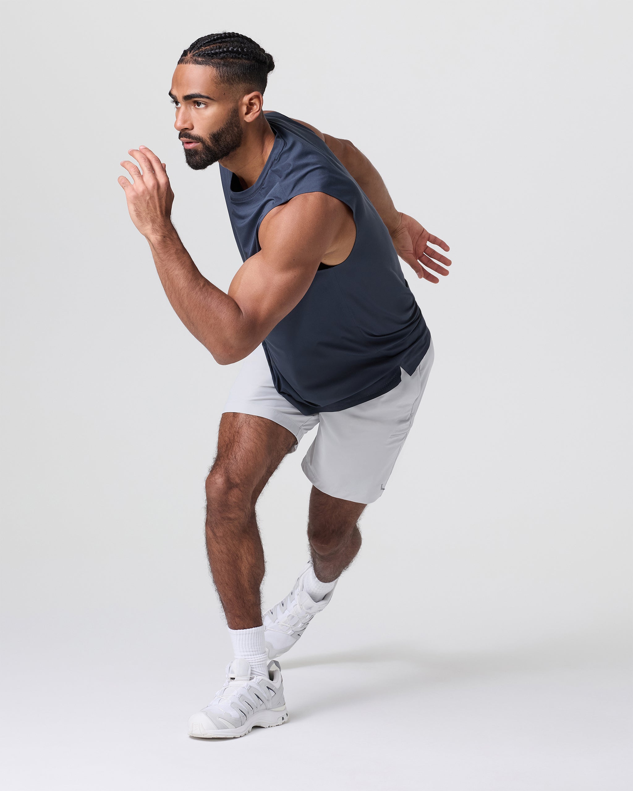 Viewpoint Muscle Tank | Navy - Image 4