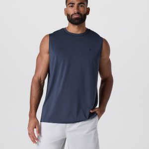 Viewpoint Muscle Tank | Navy
