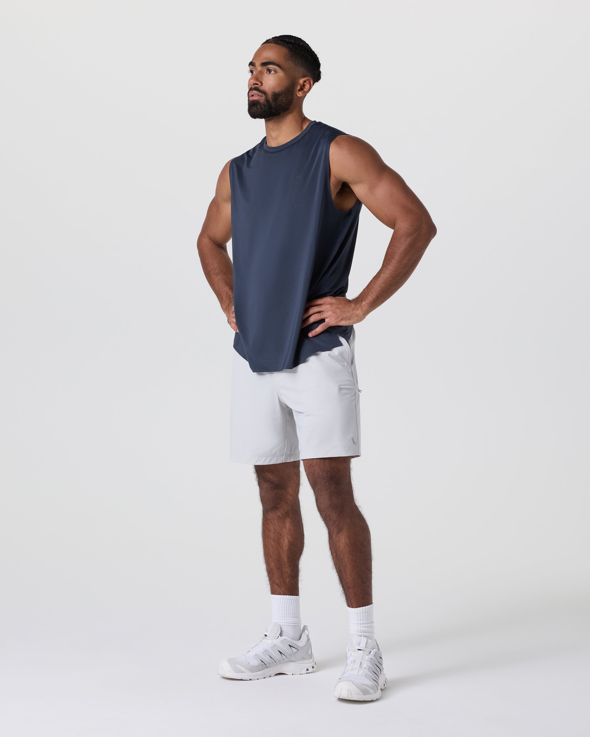Viewpoint Muscle Tank | Navy - Image 5