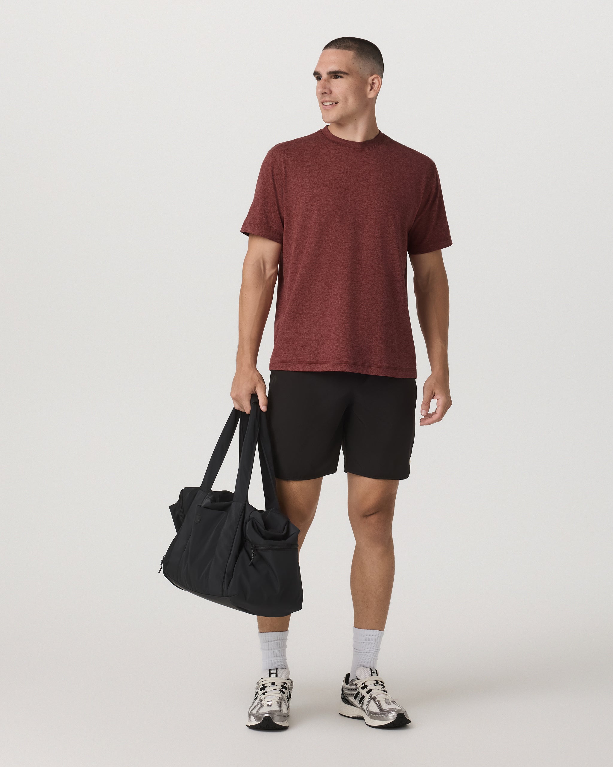 Short Sleeve Ponto Tee - Relaxed Fit | Spiced Apple Heather - Image 5