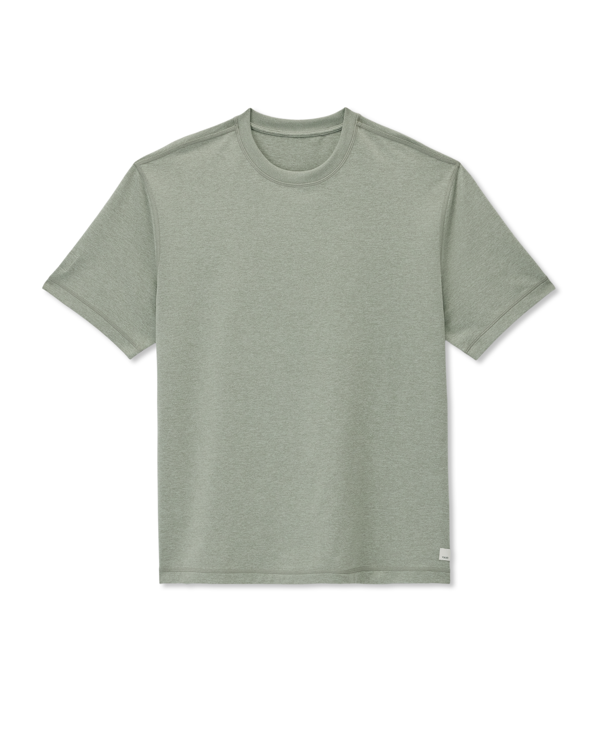 Short Sleeve Ponto Tee - Relaxed Fit | Agave Green Heather - Image 4