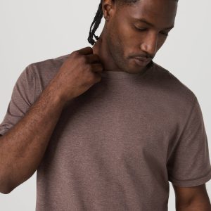 Short Sleeve Ponto Tee - Relaxed Fit | Elm Heather