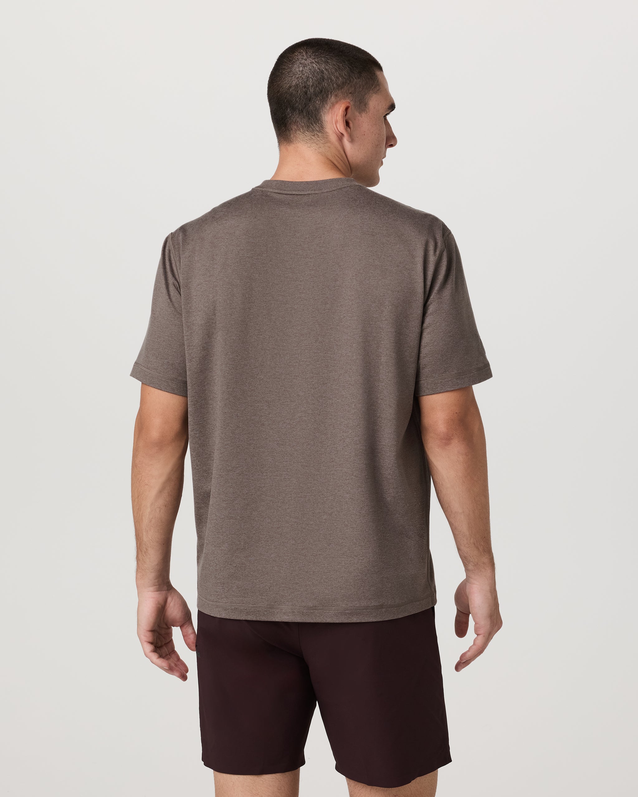 Short Sleeve Ponto Tee - Relaxed Fit | Huckleberry Heather - Image 4