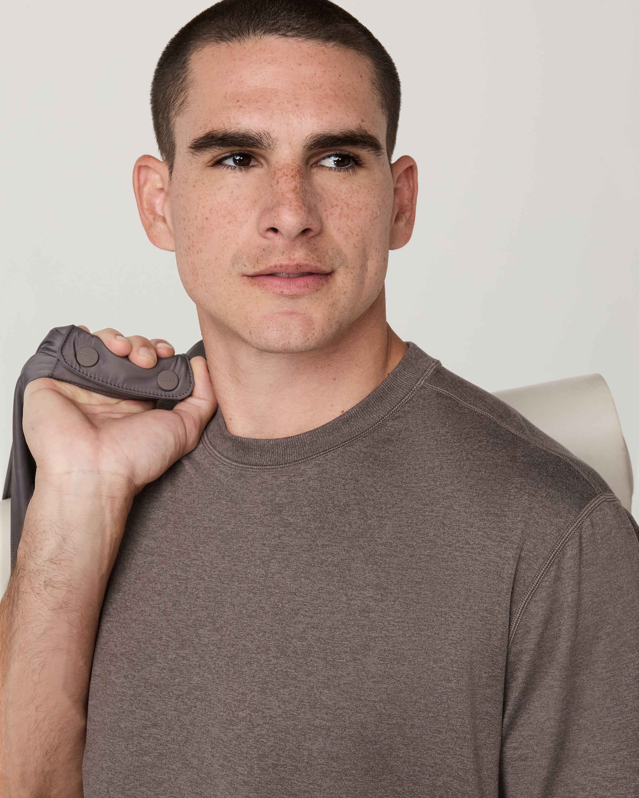 Short Sleeve Ponto Tee - Relaxed Fit | Huckleberry Heather - Image 2