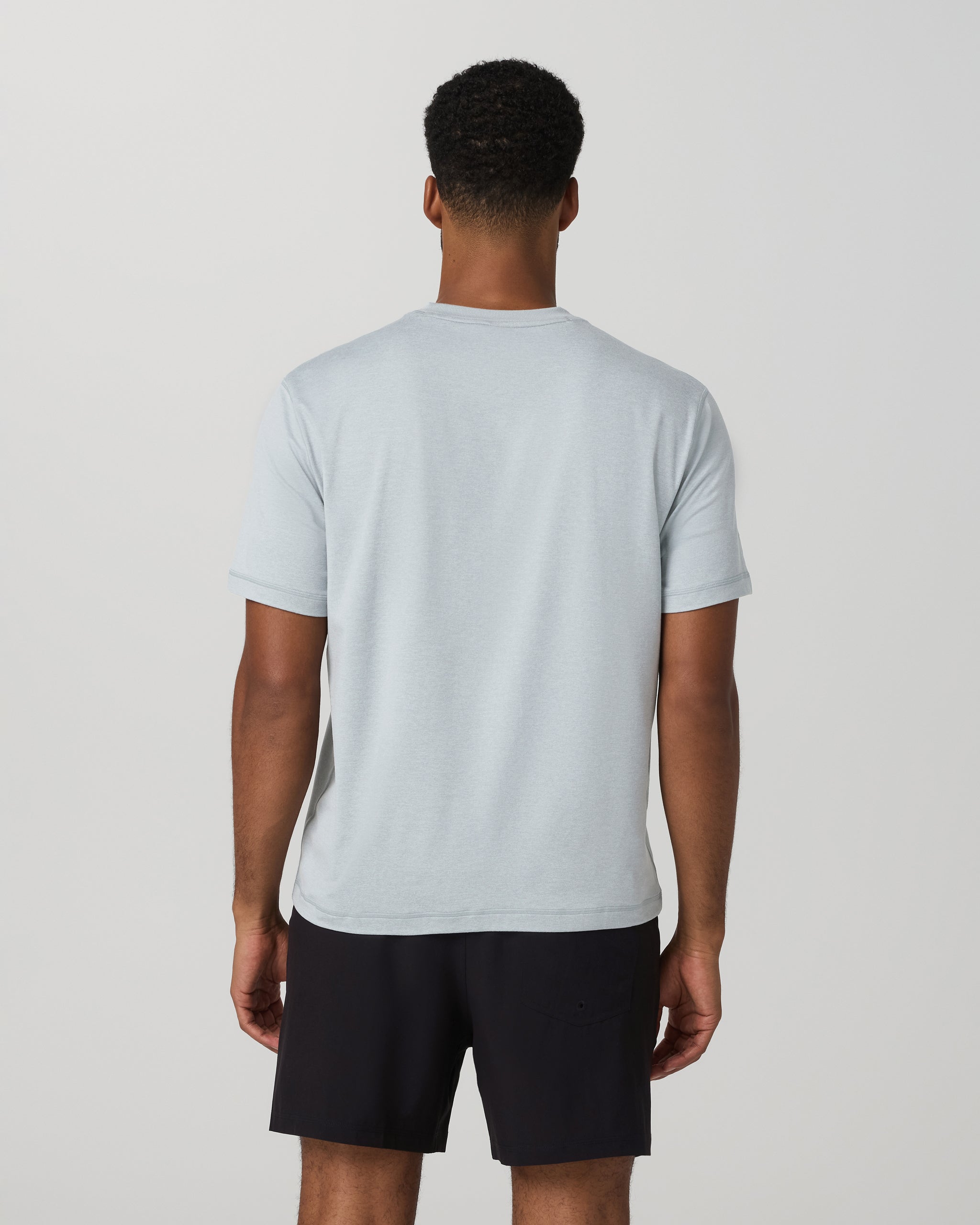 Short Sleeve Ponto Tee - Relaxed Fit | Harbor Grey Heather - Image 3