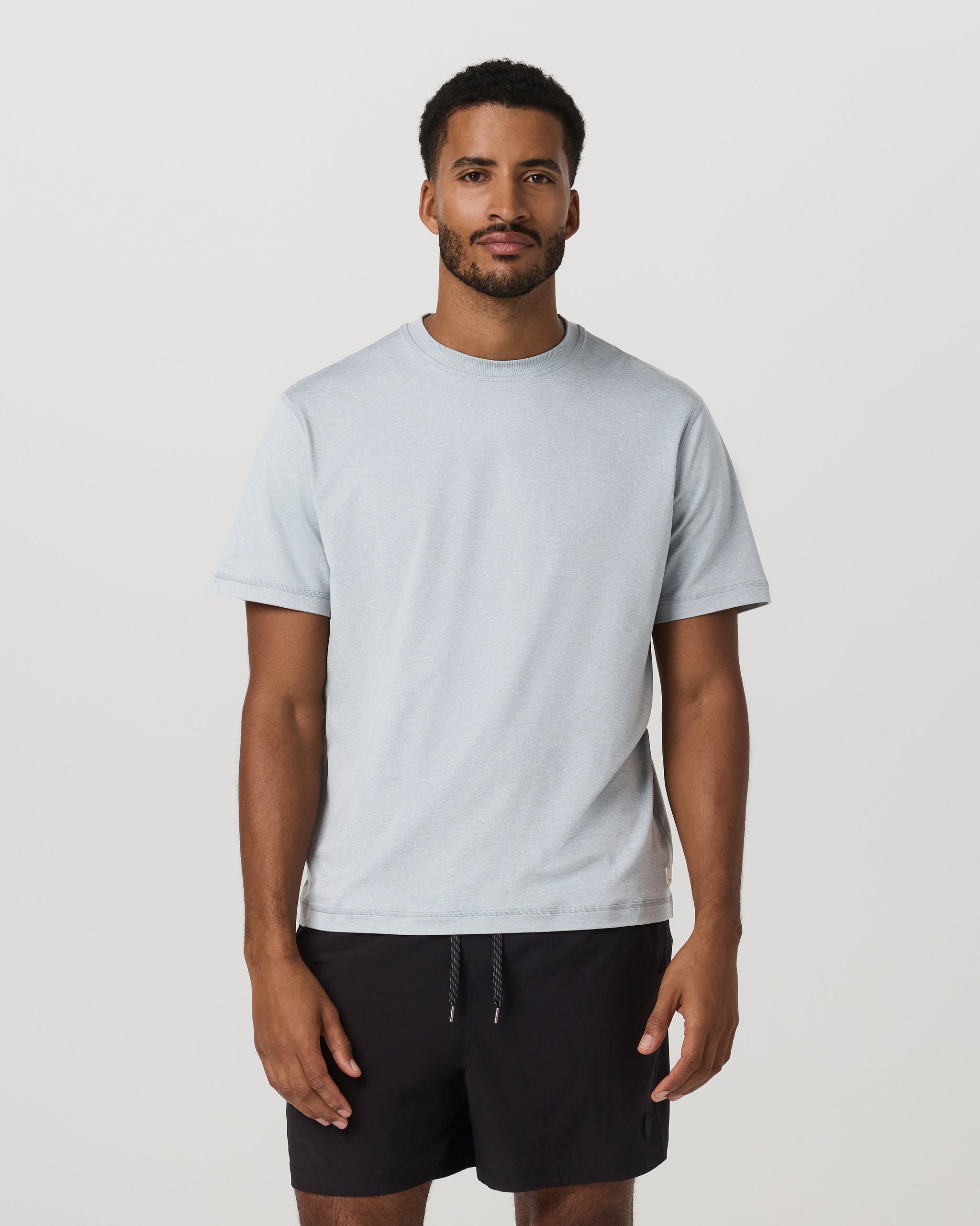Short Sleeve Ponto Tee - Relaxed Fit | Harbor Grey Heather - Image 5